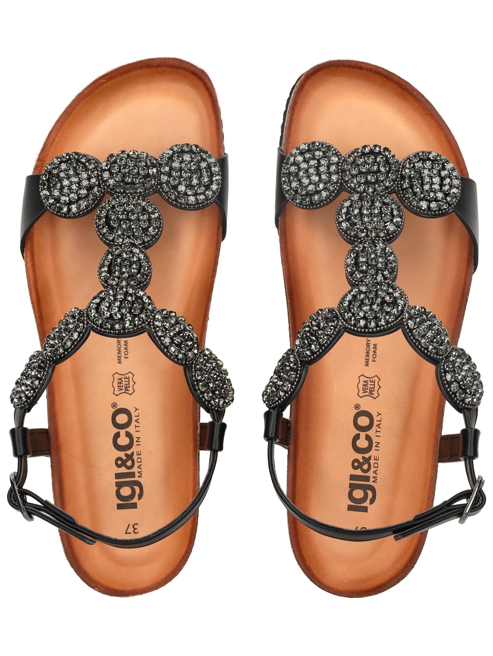 IGI & CO Riemchensandale »IGI & CO Sandalen Nappaleder«