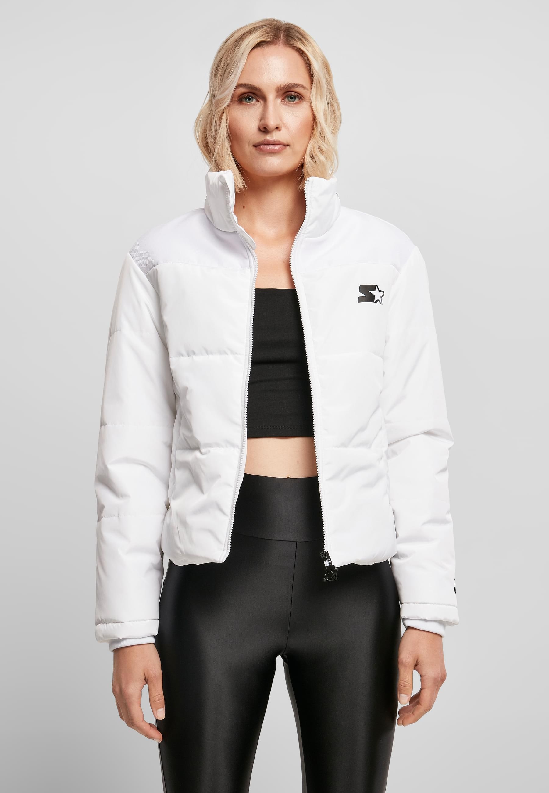 Starter Black Label Winterjacke »Starter Black Label Damen Ladies Starter Logo Puffer Jacket«, (1 St.), ohne Kapuze