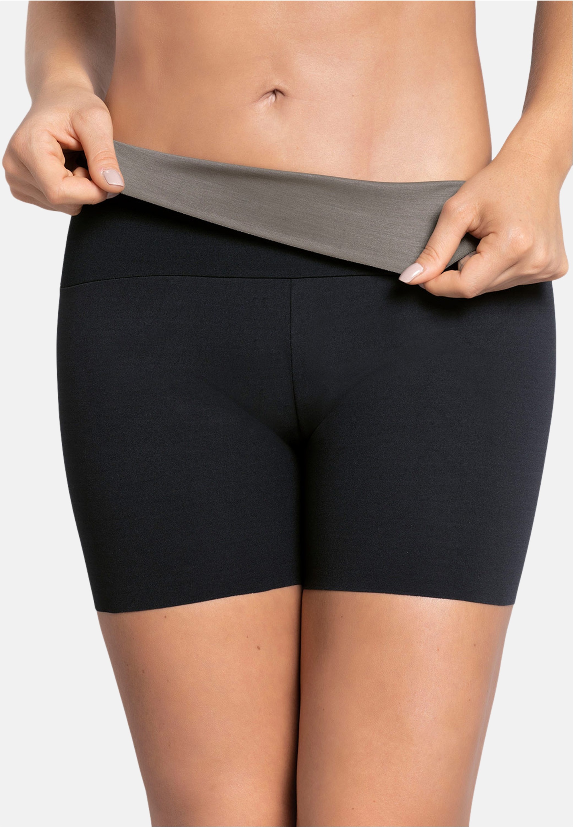 LEONISA Miederhose, mit breitem, rutschfestem Bund