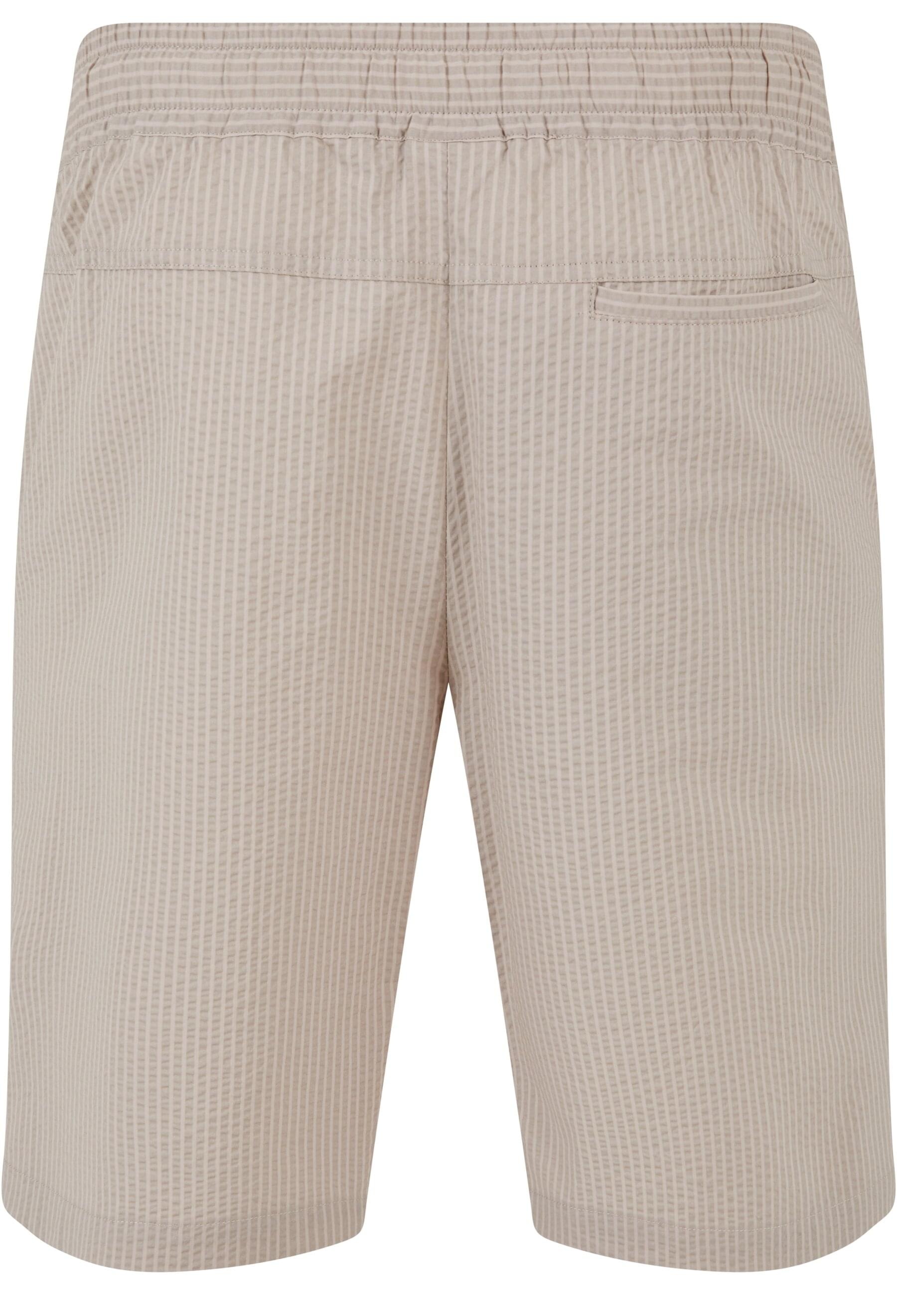 URBAN CLASSICS Shorts »Urban Classics Herren Basic Seersucker Shorts«, (1 tlg.)
