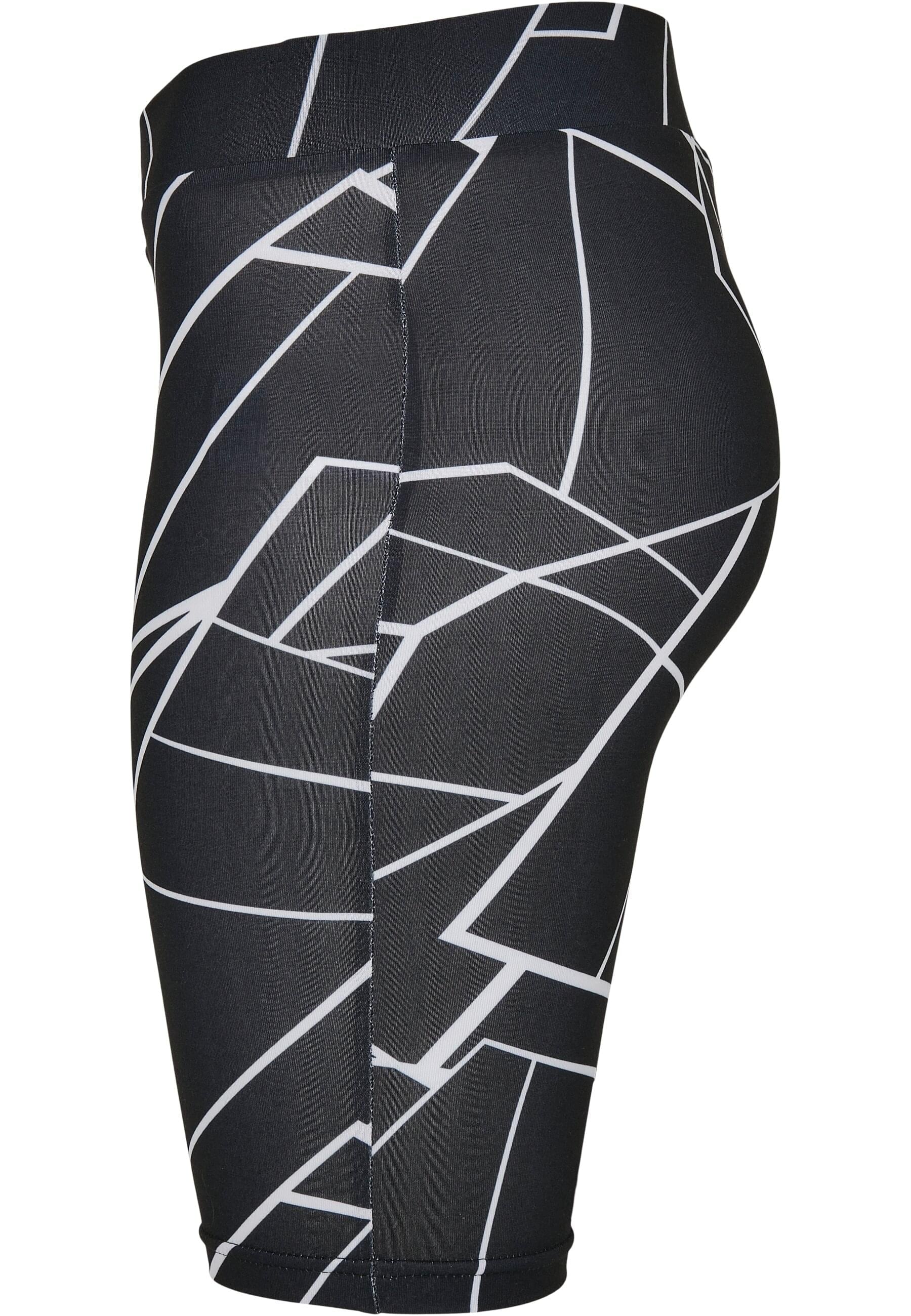 URBAN CLASSICS Stoffhose »Urban Classics Damen Ladies AOP Cycle Shorts«, (1 tlg.)