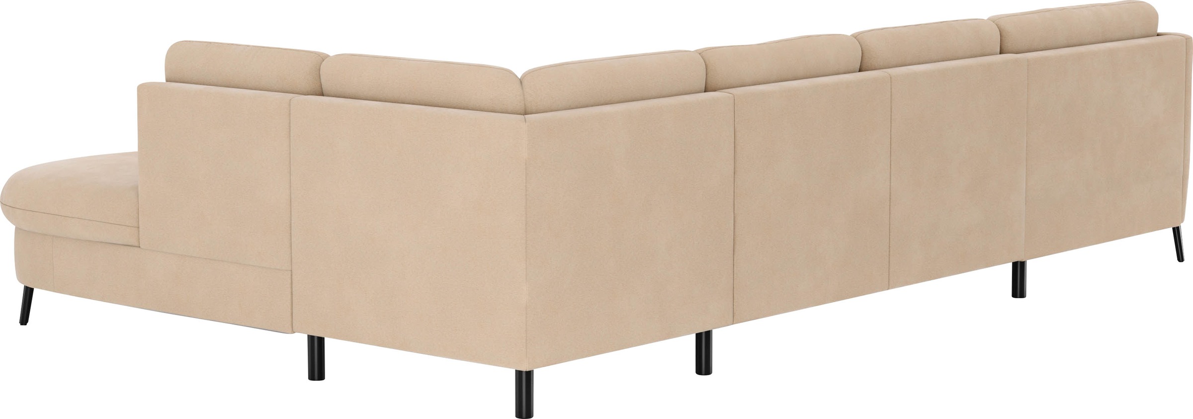 sit&more Wohnlandschaft »Soul U-Form« wahlweise mit Bettfunktion und Bettkasten oder Schubkasten