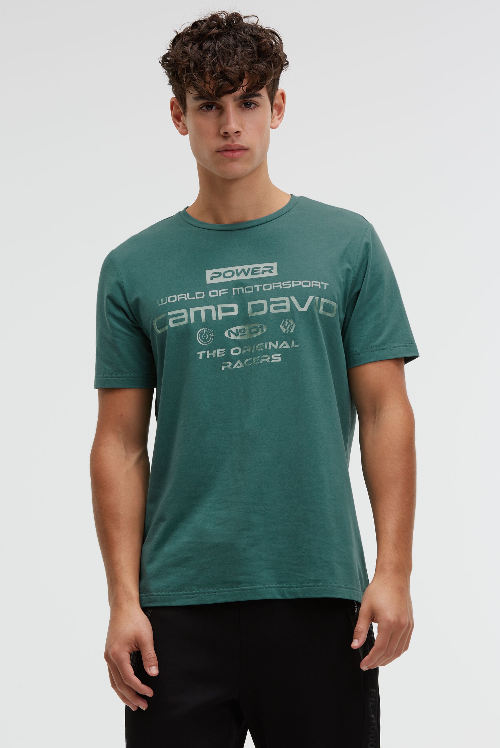 CAMP DAVID Rundhalsshirt mit Baumwolle günstig online kaufen