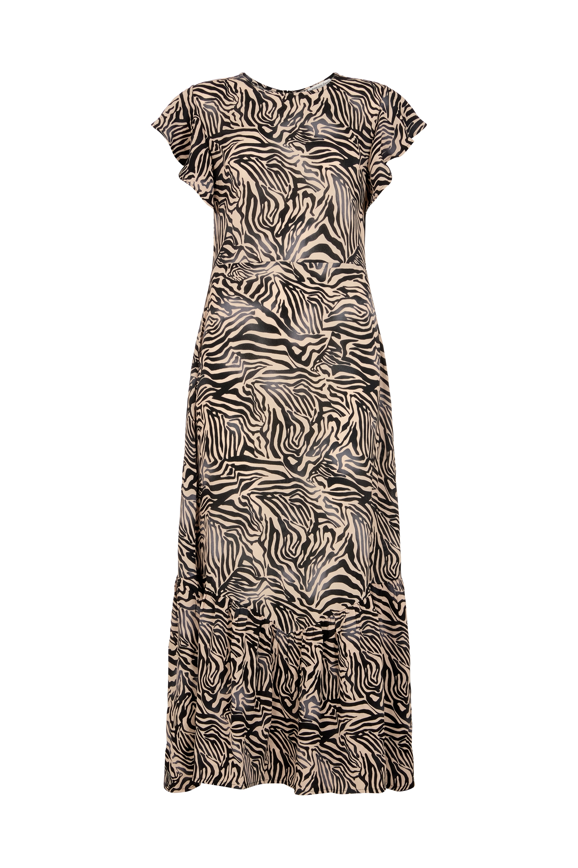 Lily and Lionel Maxikleid "Paulina Shirred Bodice Zebra Print Maxi Dress Da günstig online kaufen