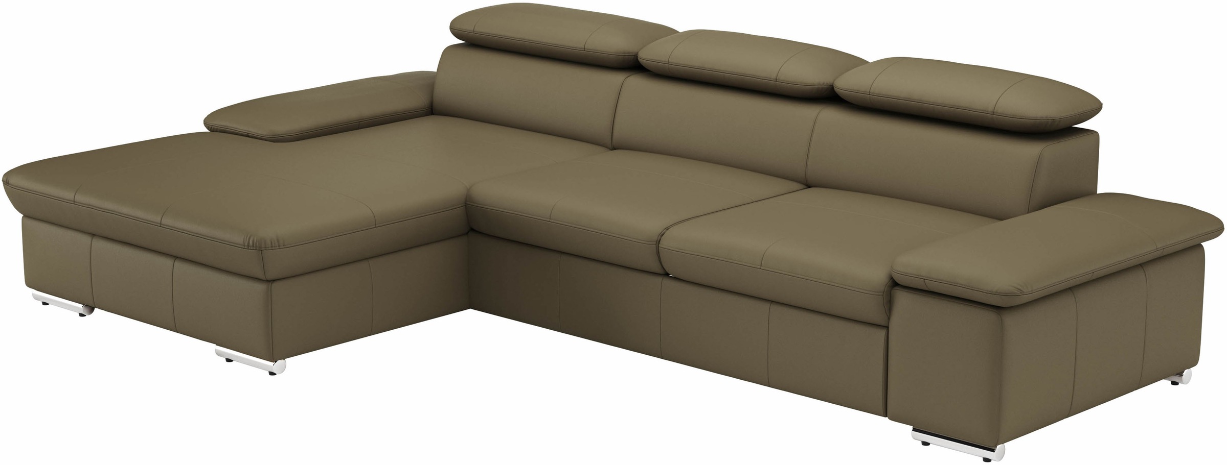 sit&more Ecksofa »Valantine L-Form«, inkl. Kopf- und Armteilverstellung, wahlweise mit Bettfunktion