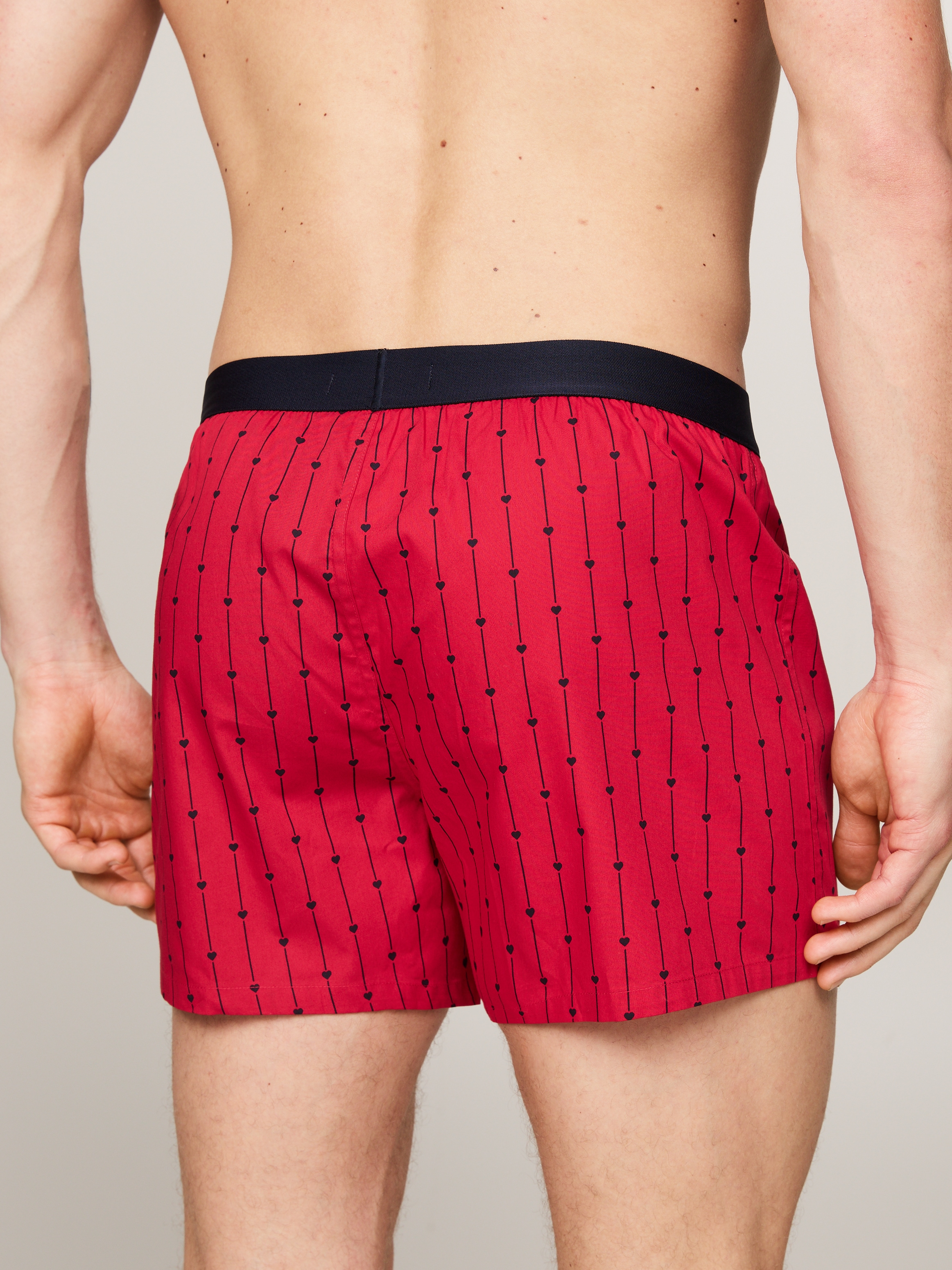 Tommy Hilfiger Underwear Webboxer »WOVEN BOXER PRINT«, mit Herzdruck