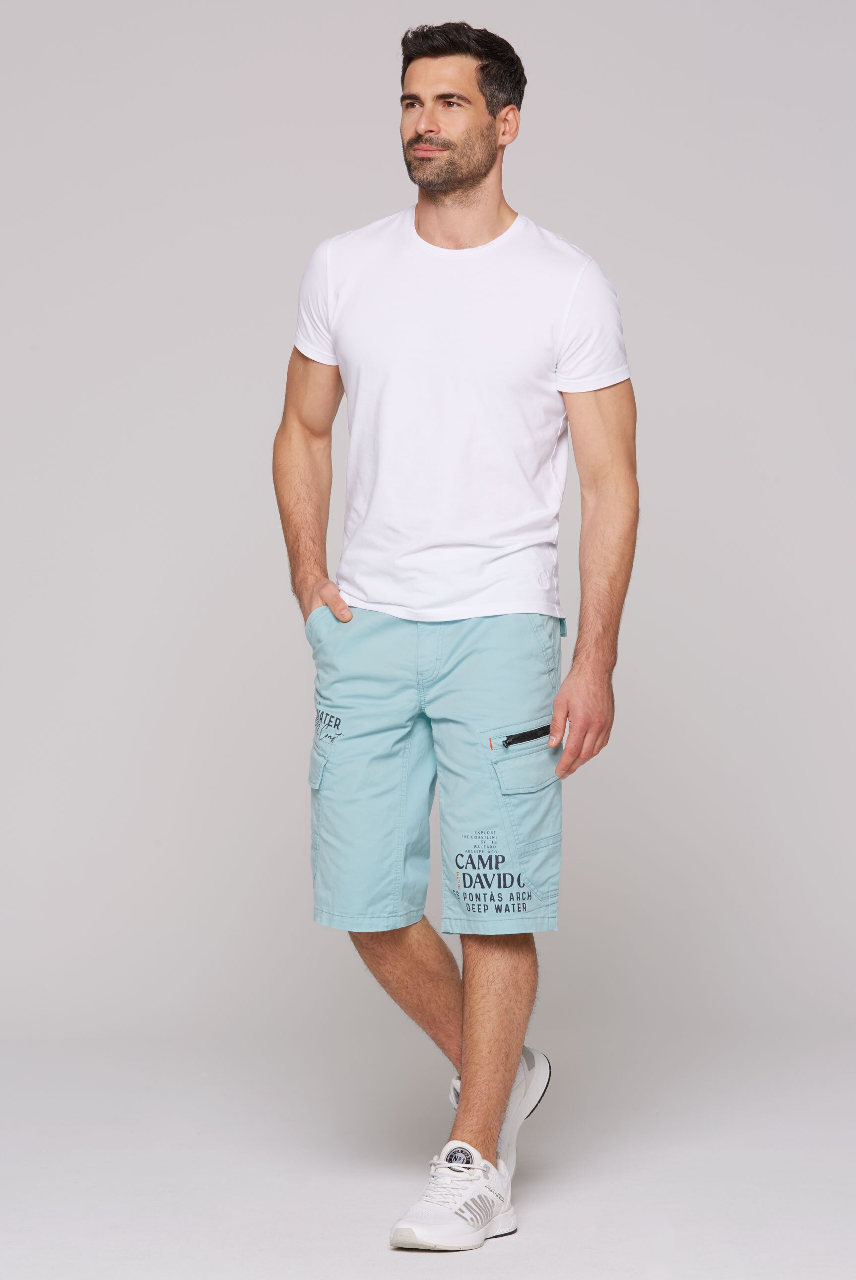 CAMP DAVID Cargoshorts, mit Gesäßtaschen