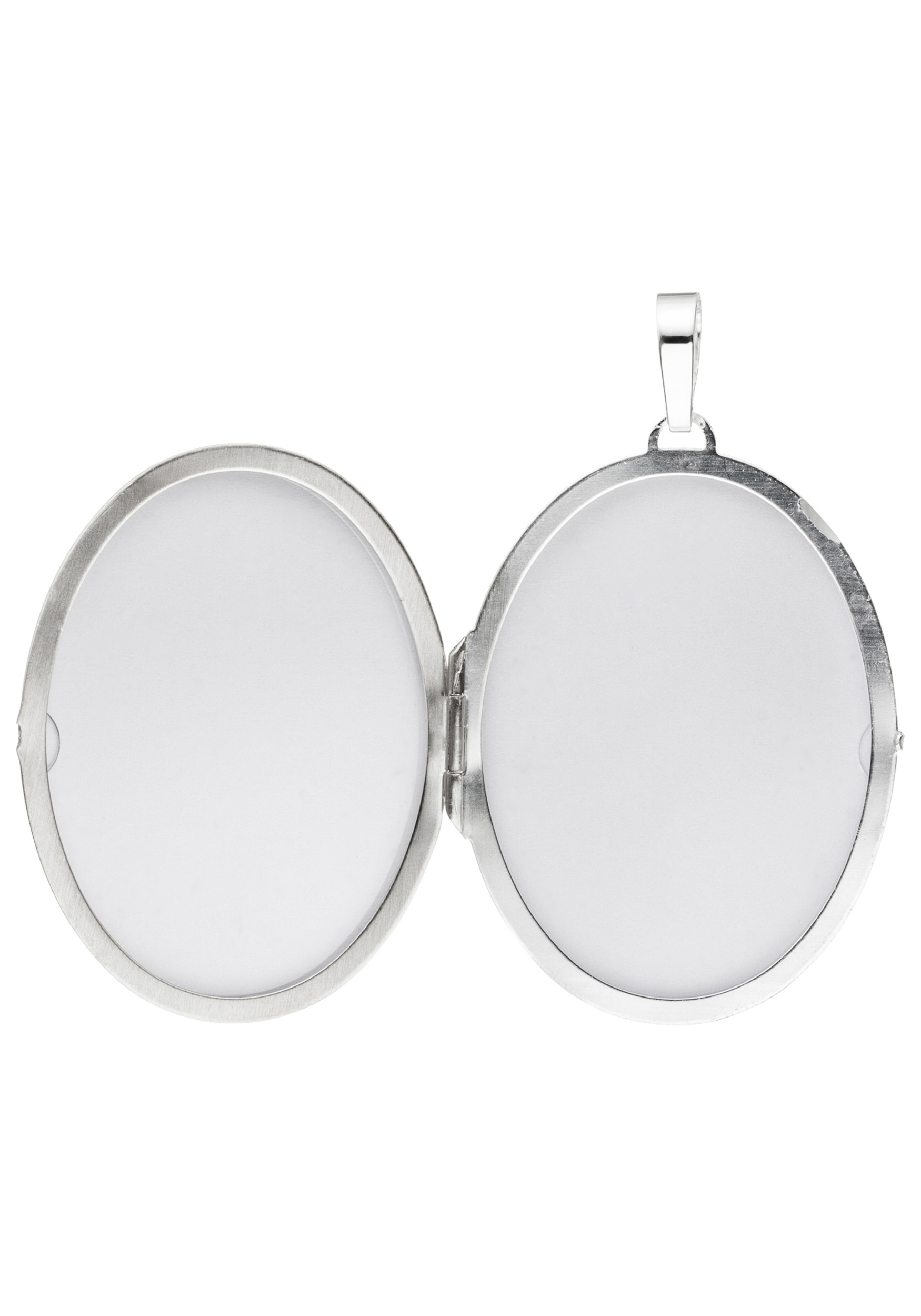 Medallionanhänger JOBO "Anhänger Medaillon oval", silber (silber 925), Schmuckanhänger, Damen, Silber 925 (Sterlingsilber), 925 Silber 2