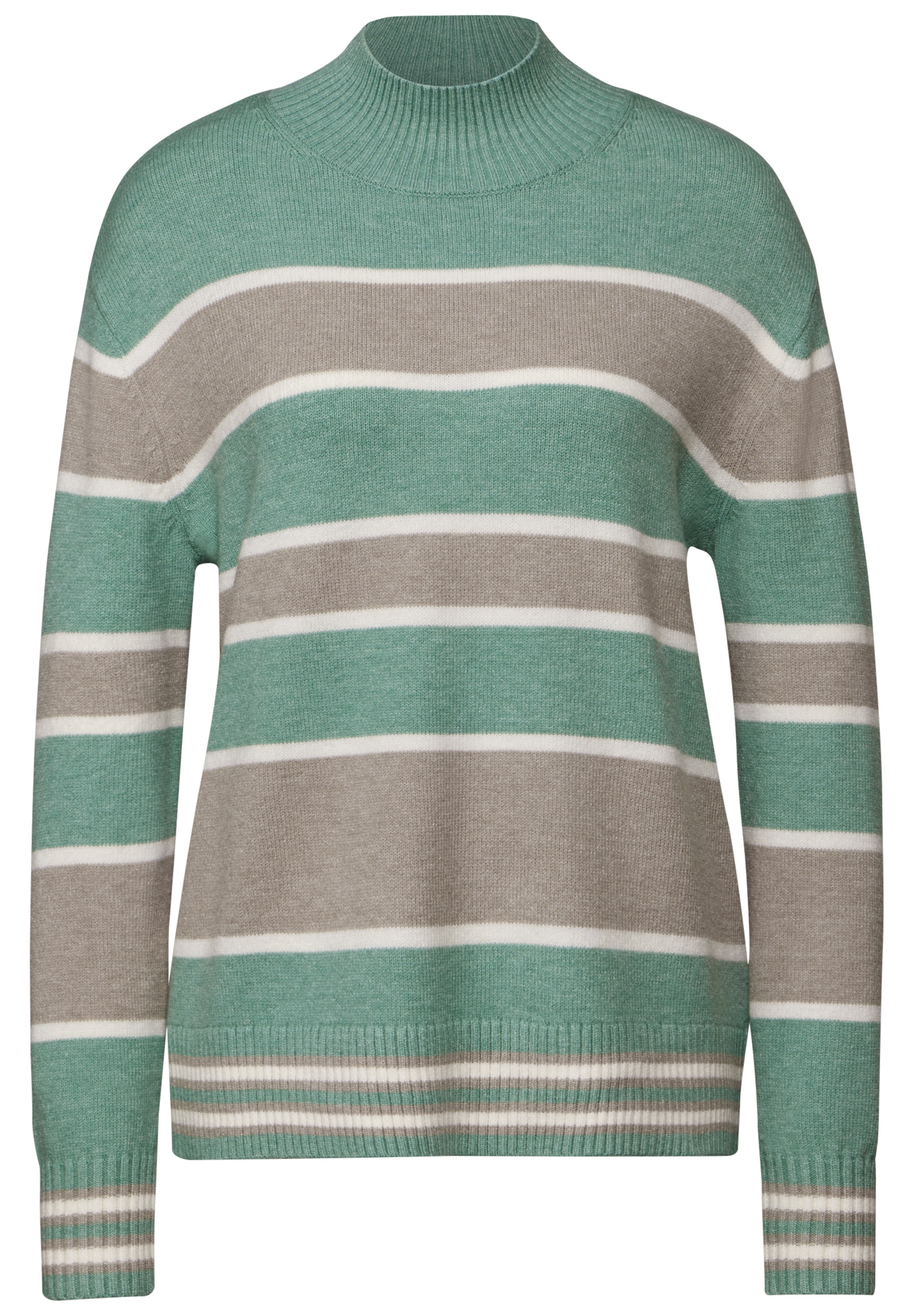 STREET ONE Strickpullover, mit Stehkragen