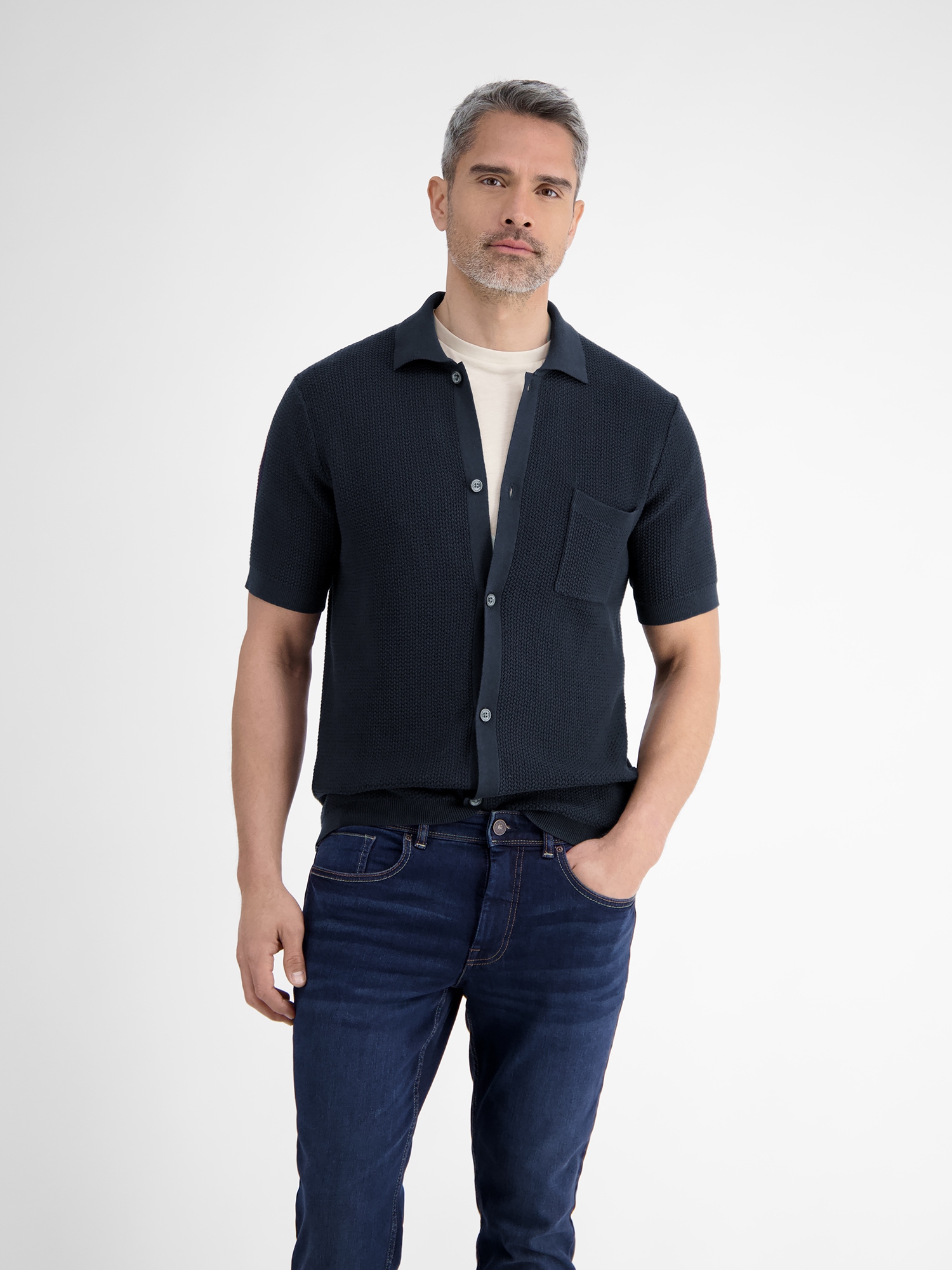 LERROS Poloshirt "LERROS Kurzarm Polo, geknöpft" günstig online kaufen