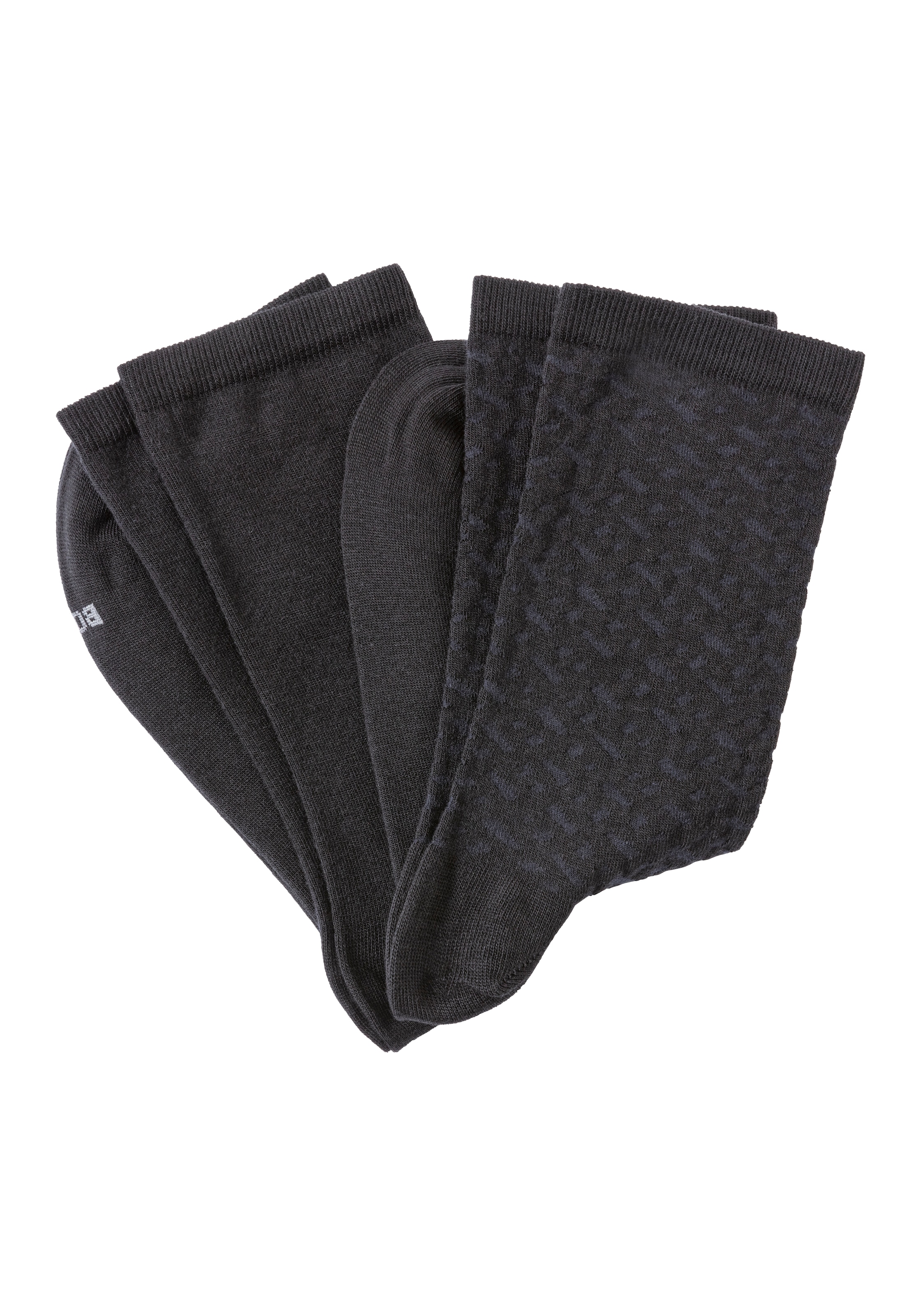 BOSS Freizeitsocken »2P RS Monogram CC«, (Packung, 2 Paar, 2er-Pack), aus weicher Baumwollmischung