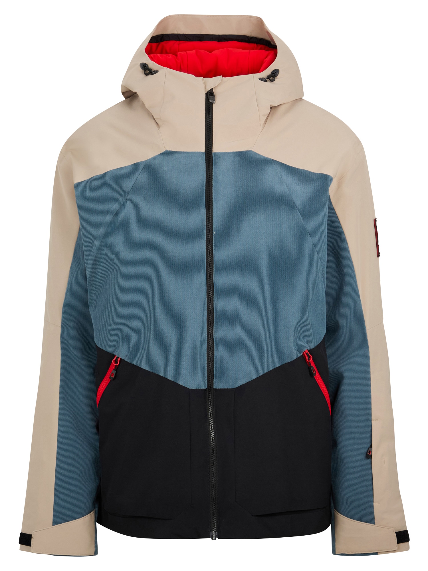 Ziener Skijacke "TOBIN-Z AQUASHIELD HERREN" wasserdicht, winddicht, atmungsaktiv, elastisch, Kapuze