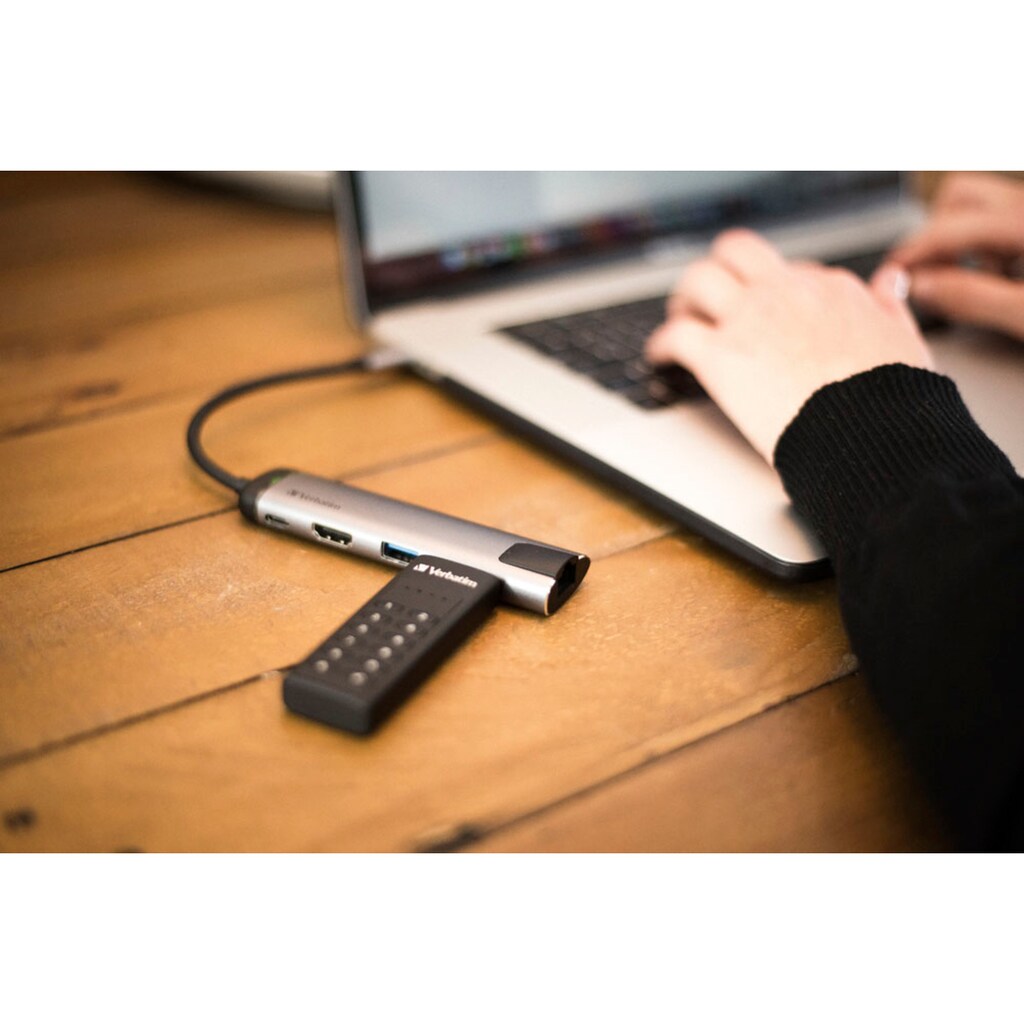 Verbatim USB-Stick »Keypad Secure 32GB«, (USB 3.2 Lesegeschwindigkeit 160 MB/s)