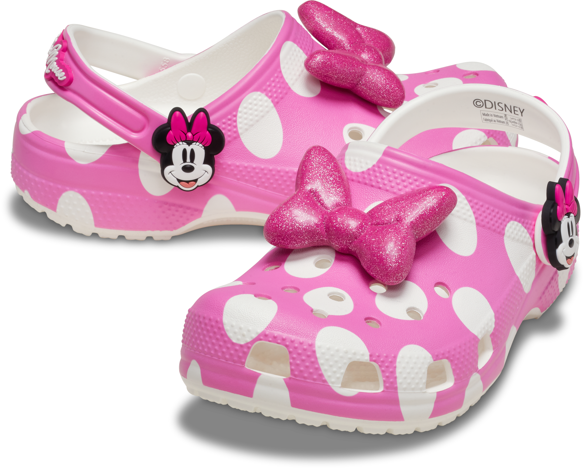 Crocs Clog »Minnie Mouse«  Hausschuh, Sommerschuh, Badeschuh mit schwenkbarem Fersenriemen