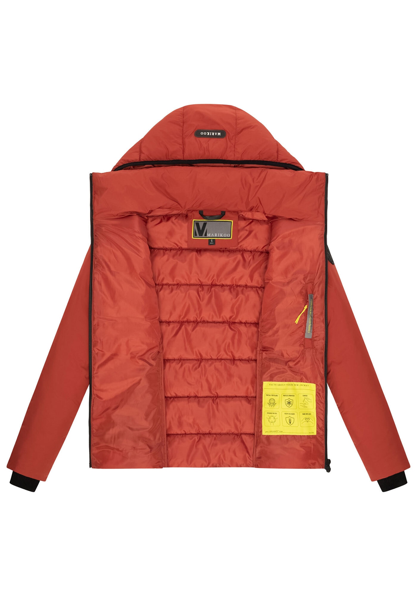 Marikoo Steppjacke »Radaa«, Mit Hohem und gefüttertem Kragen