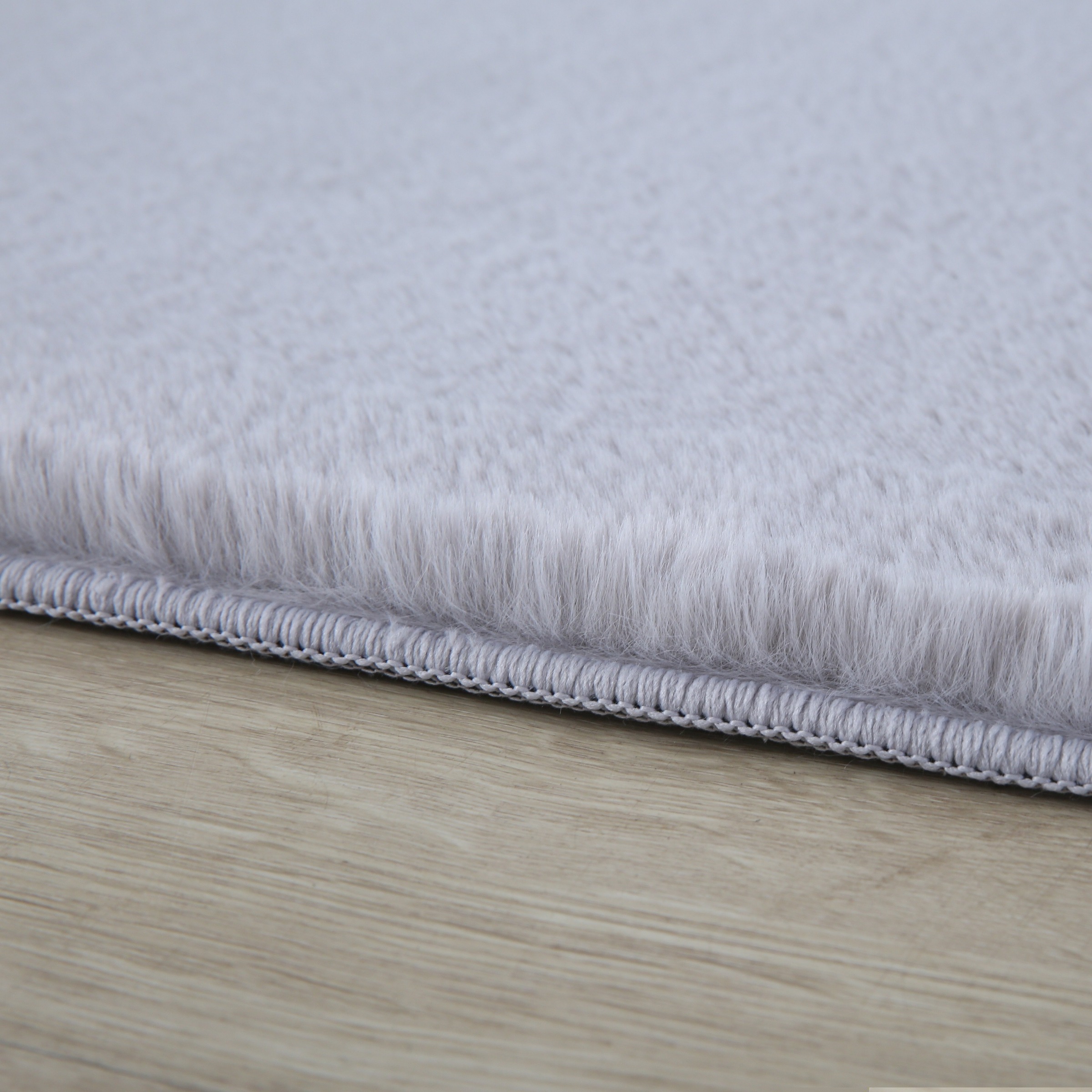 AYYILDIZ TEPPICHE POUFFY 5100 Teppich Silber 140x200cm 3
