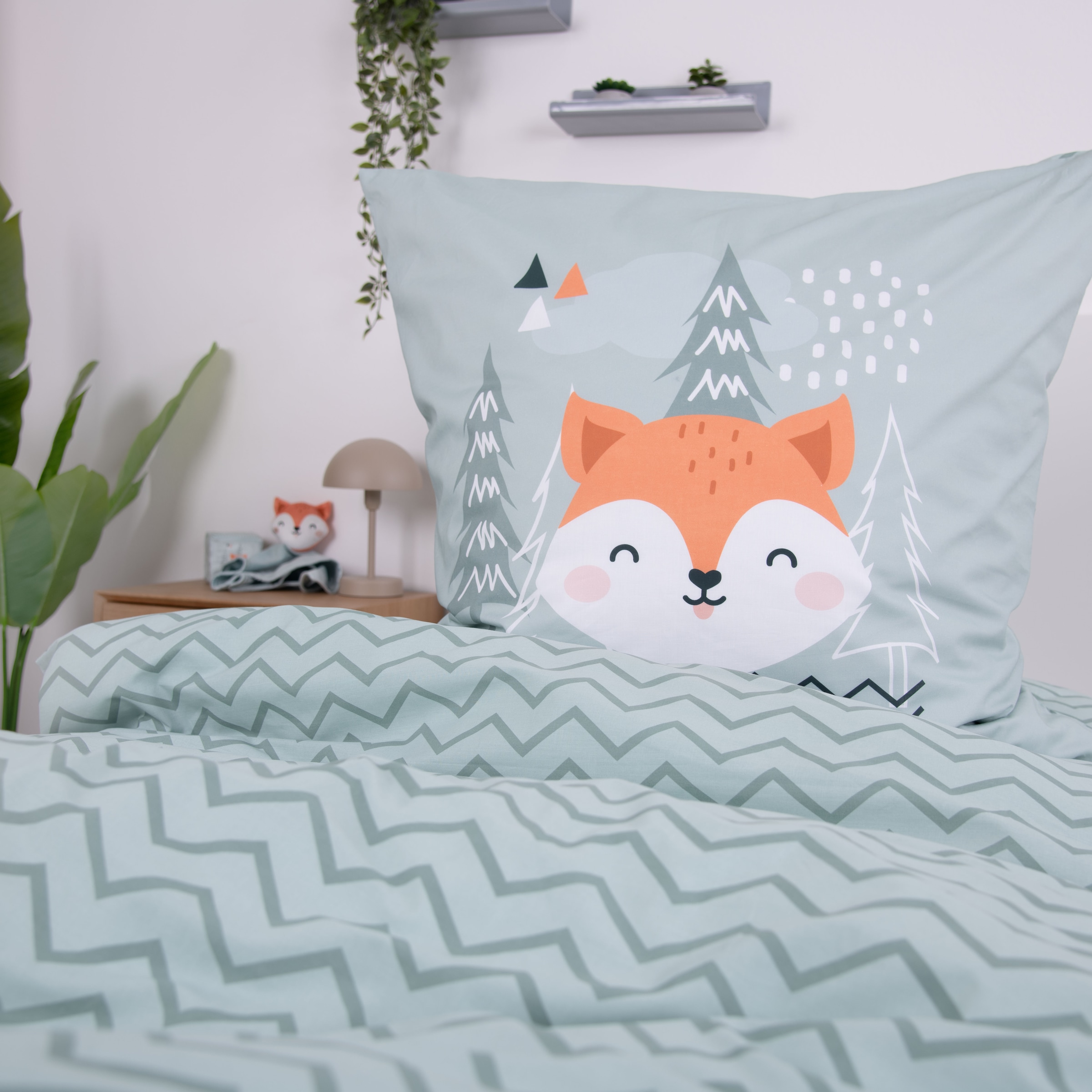 Baby Best Wendebettwäsche »Young Collection Nordic Forest« 2 Stk. tlg. mit tollem Wendemotiv