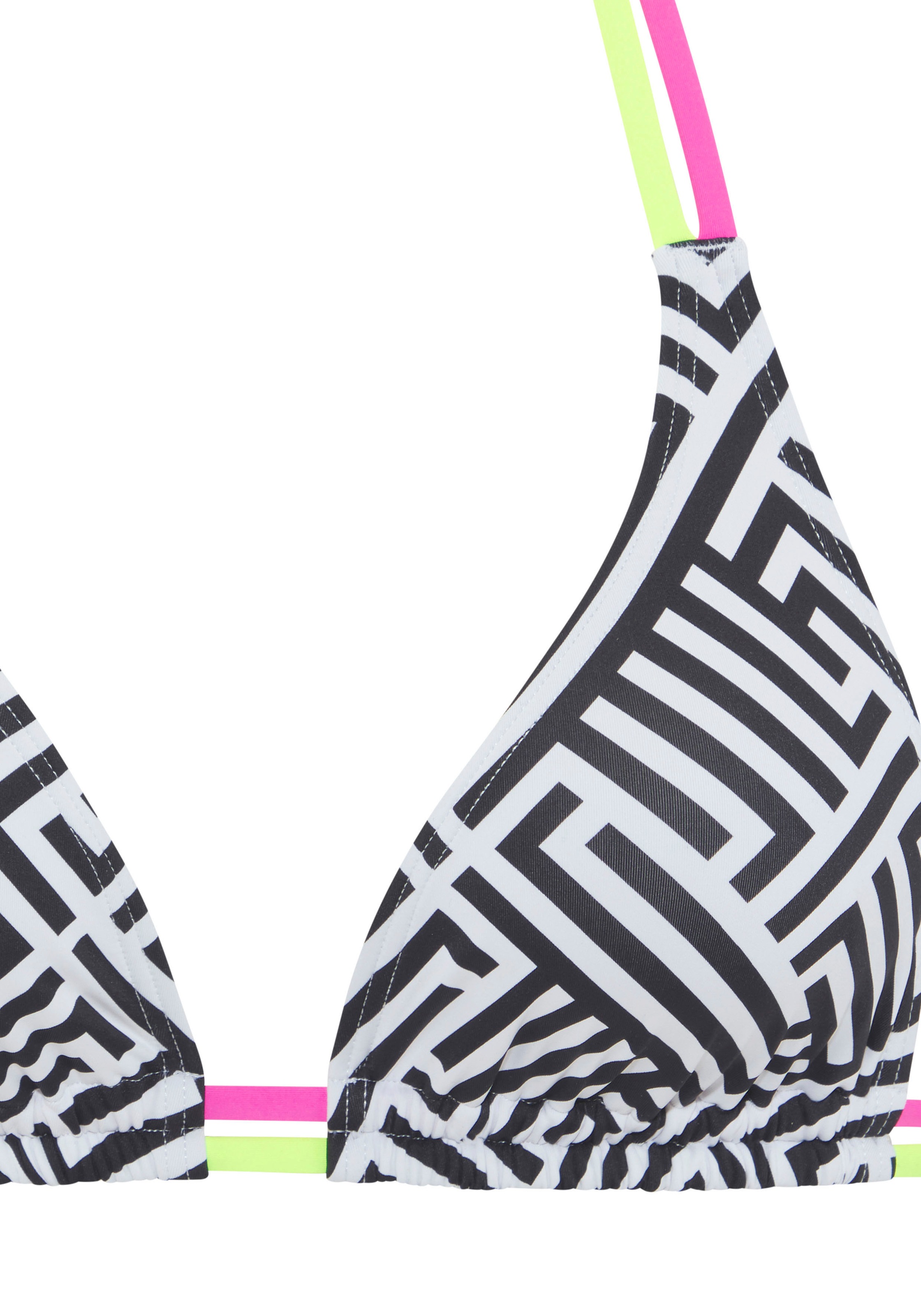 Buffalo Triangel-Bikini-Top »Gio«, mit modischen Kontrastträgern