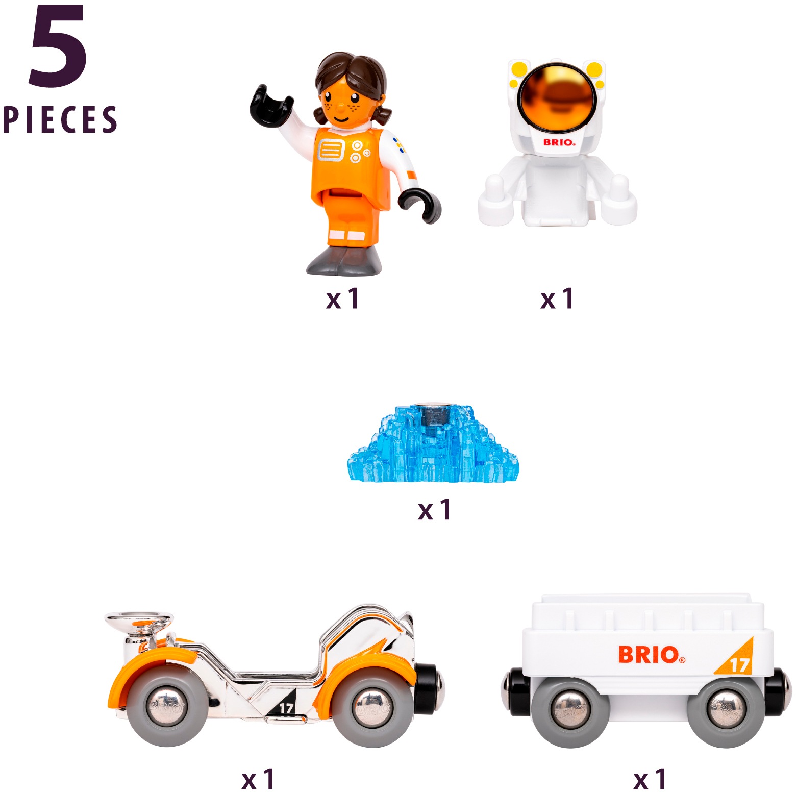 BRIO® Spielzeug-Zug »BRIO® WORLD, Weltraum Rover (36160)«