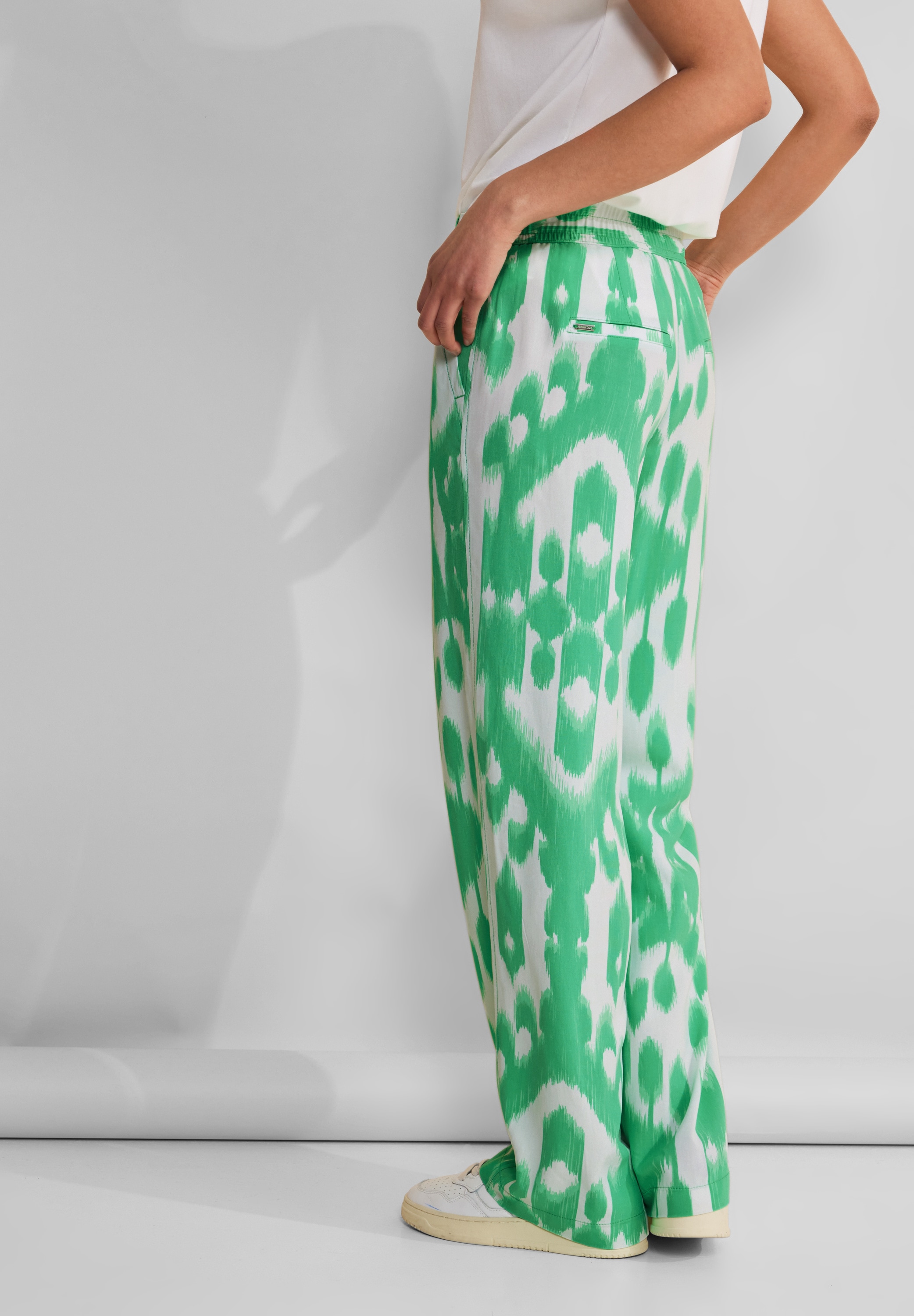 STREET ONE Stoffhose, High Waist