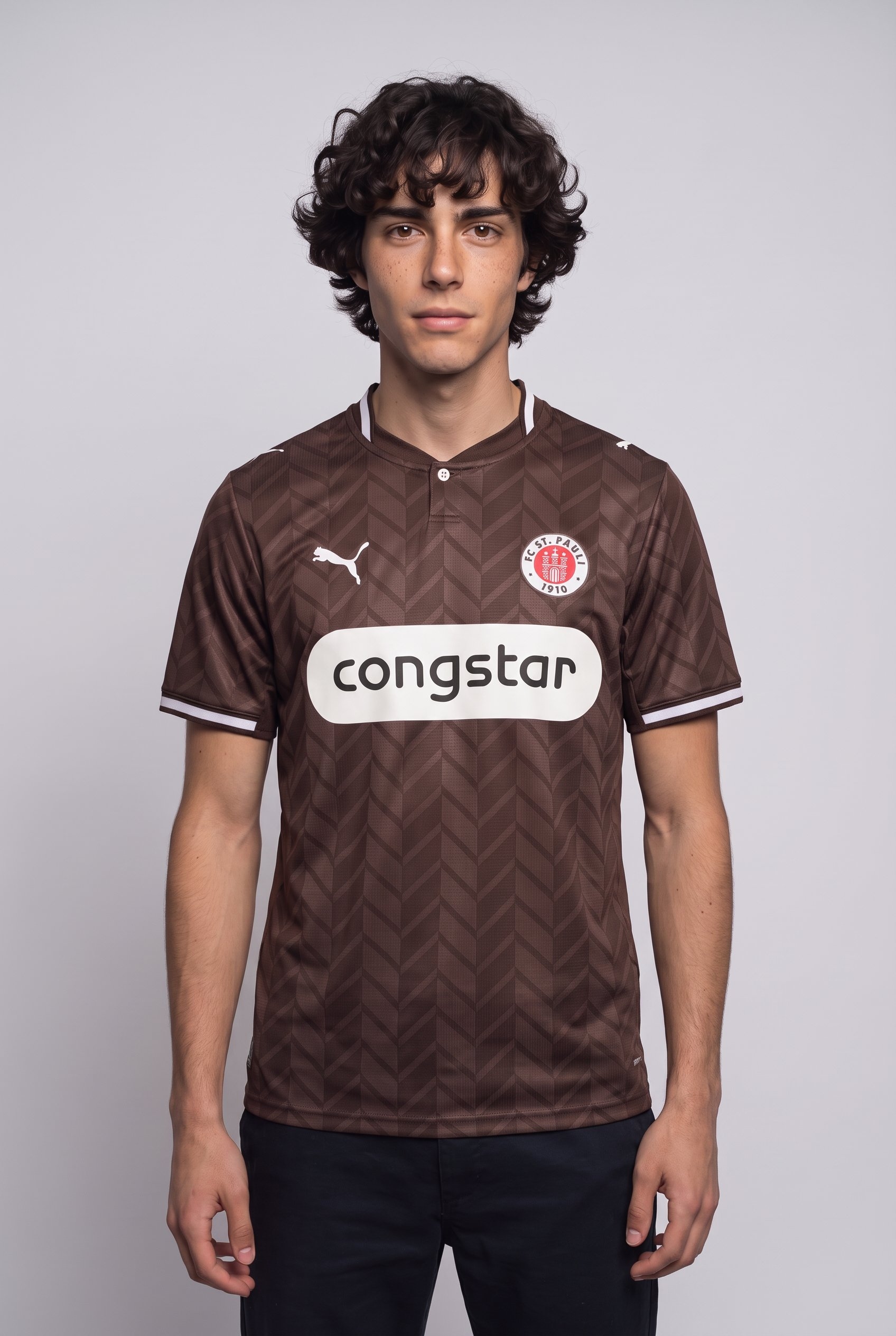 PUMA Fußballtrikot »FCSP HOME JERSEY REPLICA« mit Rundhalsausschnitt, Kurzarm, atmungsaktiv