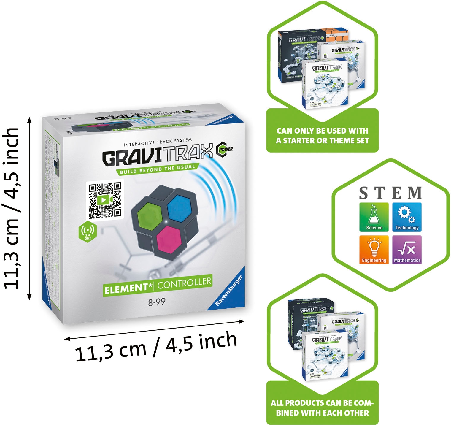 Ravensburger Kugelbahn-Bausatz »GraviTrax POWER Controller« Made in Europe