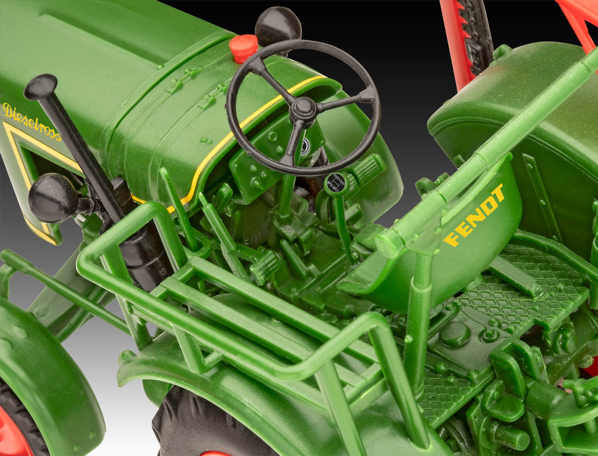 Revell® Modellbausatz »Click System, Fendt F20 Dieselroß Traktor«, 1:24, Made in Europe