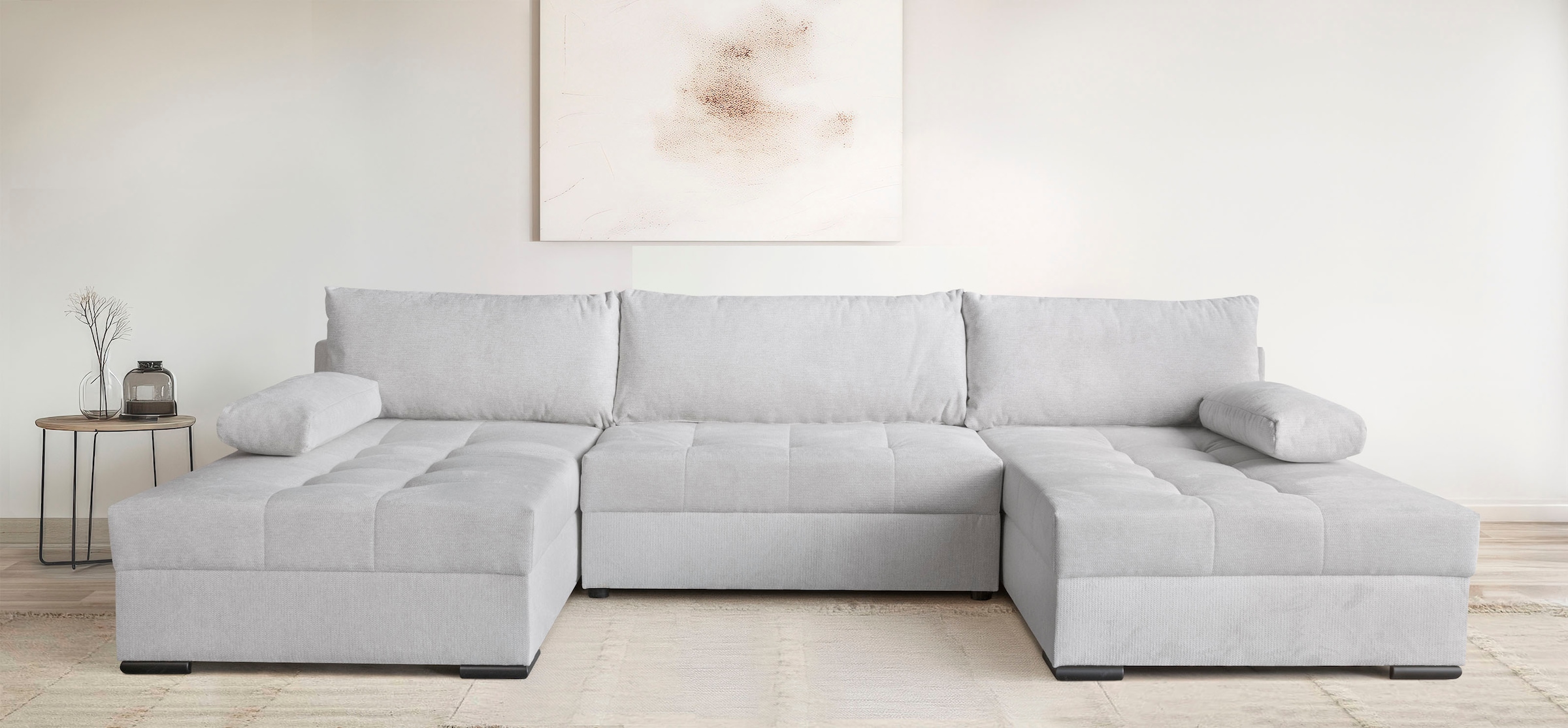 OTTO home Wohnlandschaft "Home System U-Form, von B: 269-352 cm wählbar, 6 günstig online kaufen