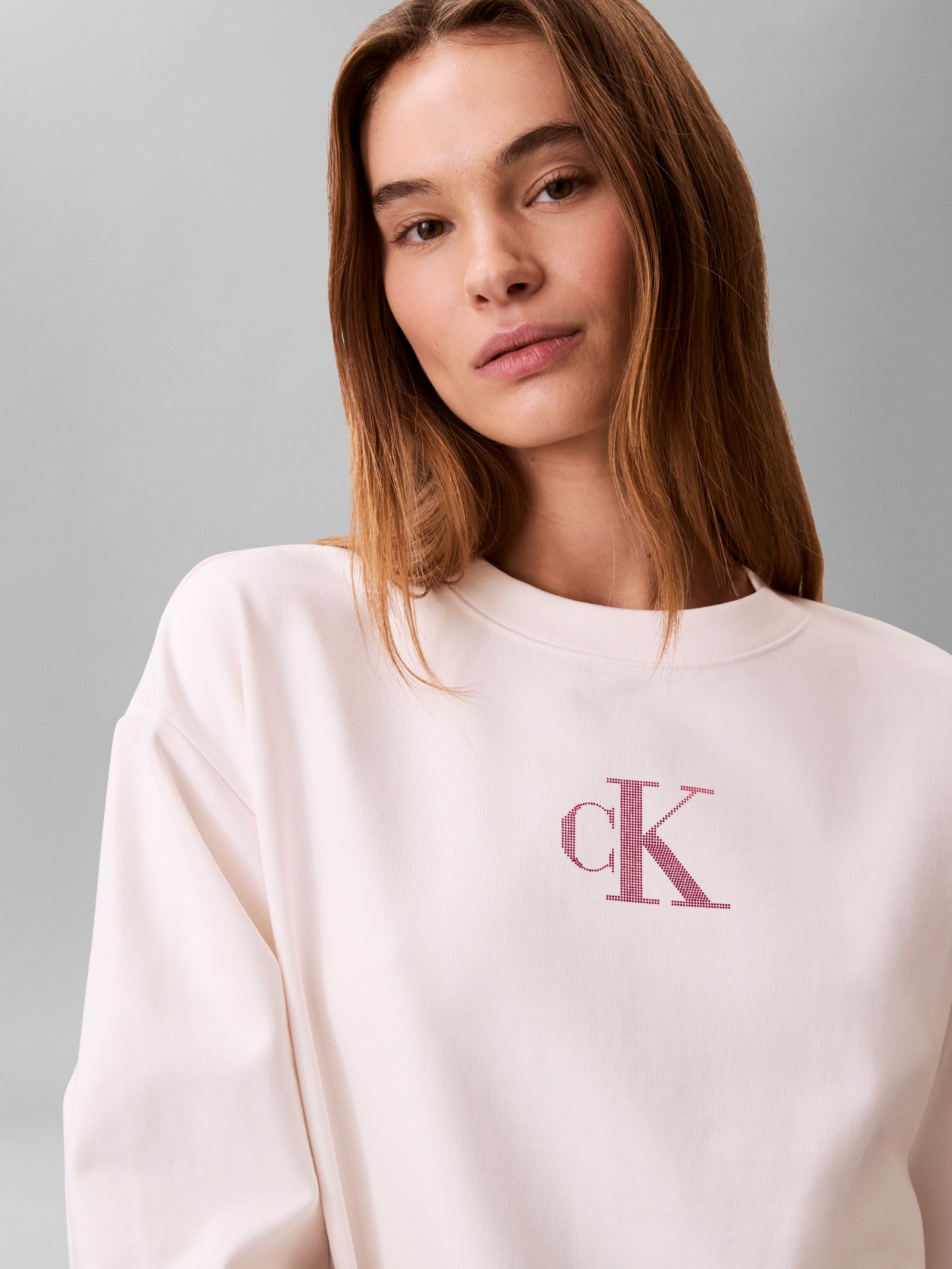 Calvin Klein Jeans Sweatshirt , Regular fit mit Rundhalsausschnitt
