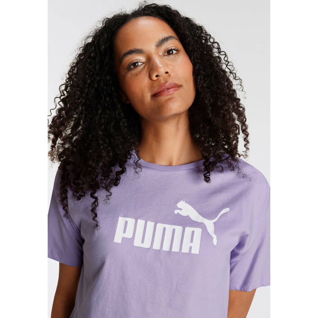 PUMA Crop-Top »ESS CROPPED LOGO TEE«