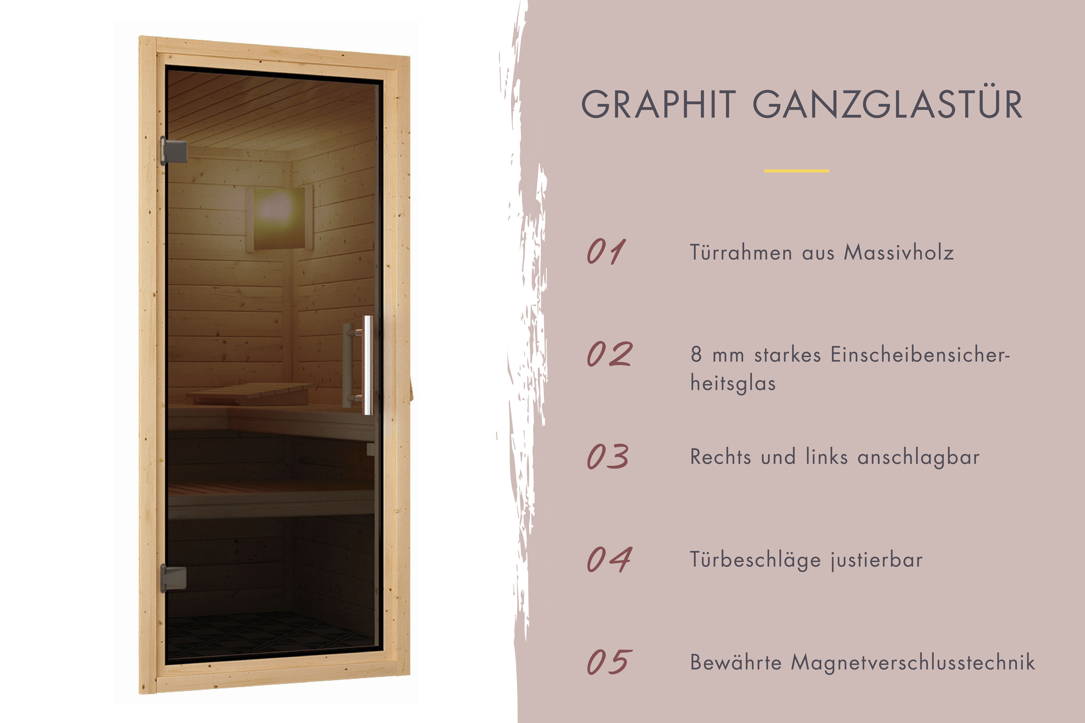 Thumbnail - Karibu Sauna "Svea (Eckeinstieg)", inklusive Ofenschutzgitter und Tür