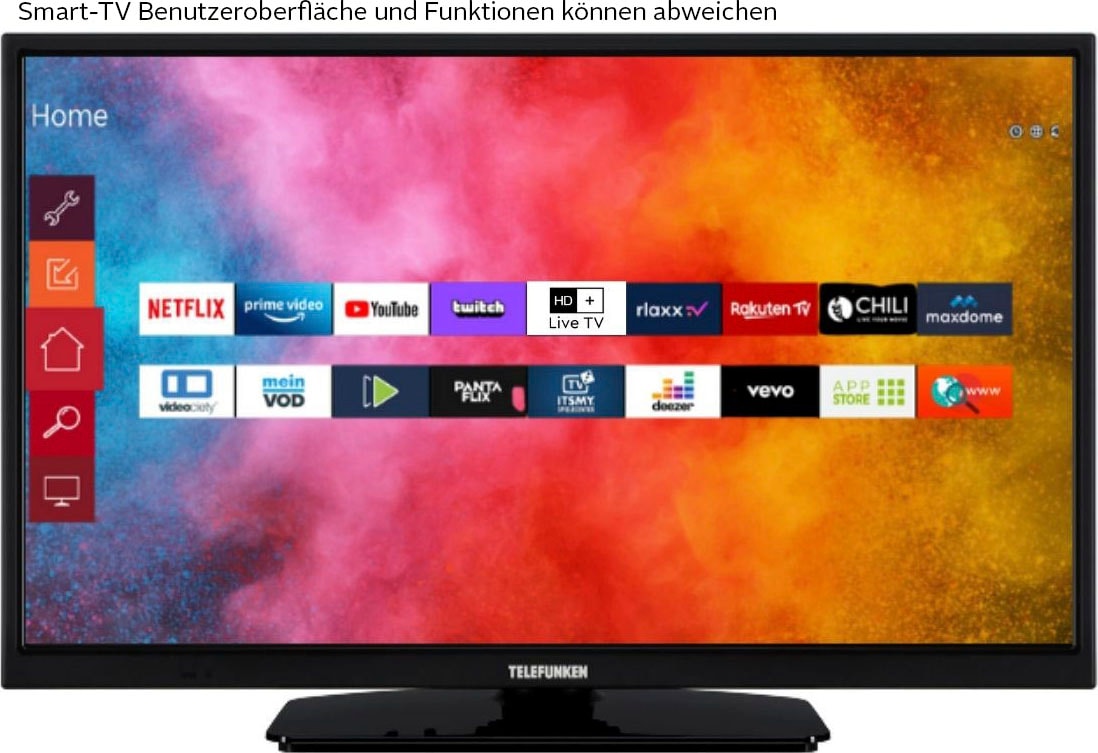 Telefunken LED-Fernseher »L24H554M1CWI«, 60 cm/24 Zoll, HD-ready, Smart-TV