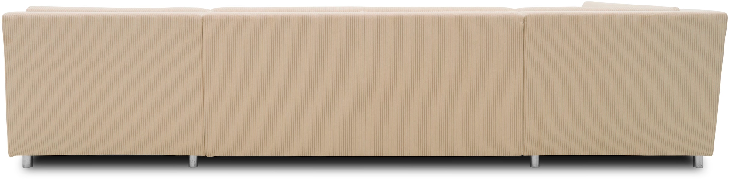 DOMO collection Wohnlandschaft »Treviso incl. Zierkissen, moderne Steppung, XXL: B/T/H: 364/201/83 cm«, wahlweise mit Bettfunktion, in vielen Bezugsarten auch in Cord U-Form