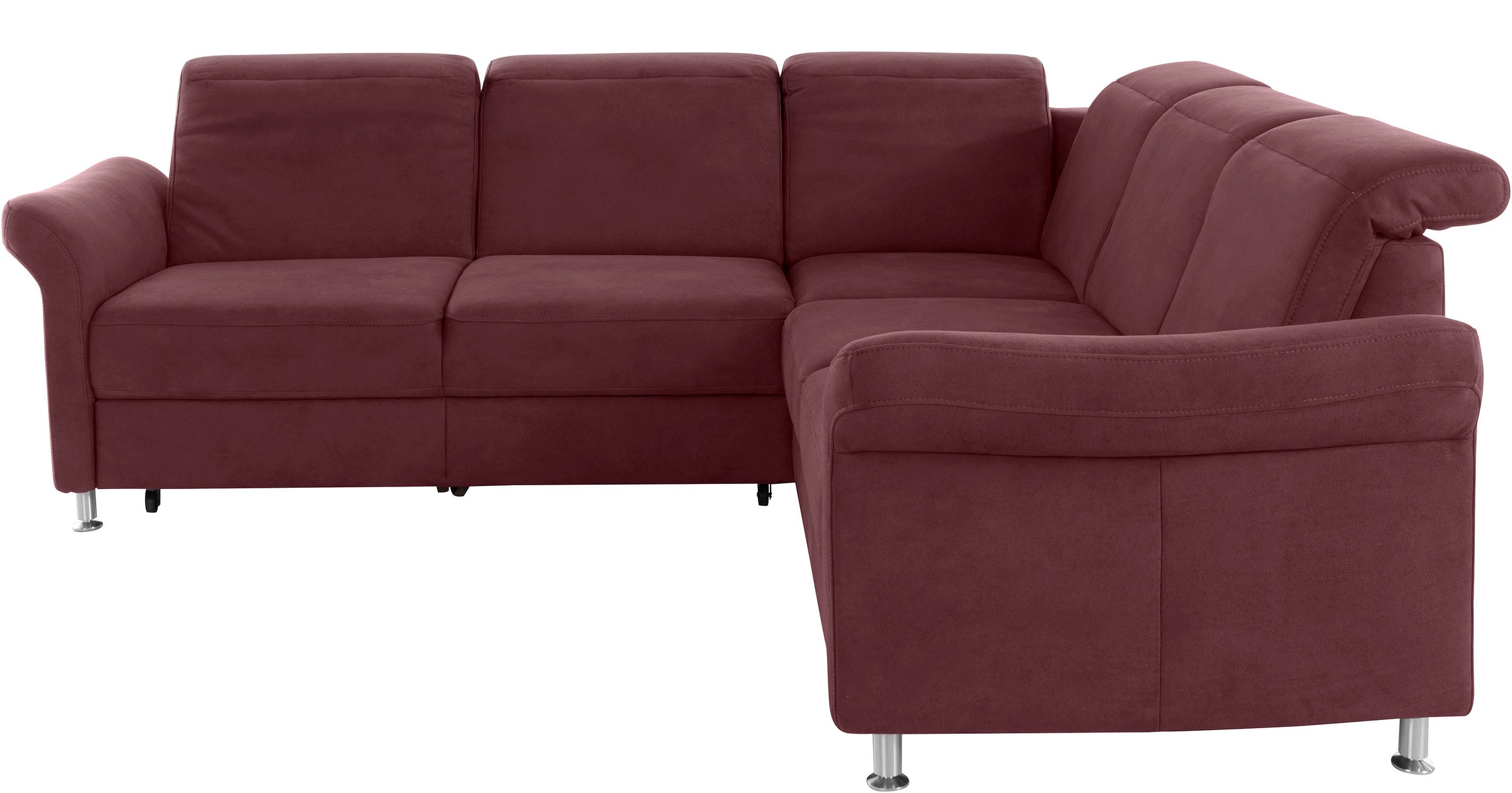 sit&more Ecksofa "Darwin L-Form" inklusive Federkern, wahlweise mit Kopftei günstig online kaufen