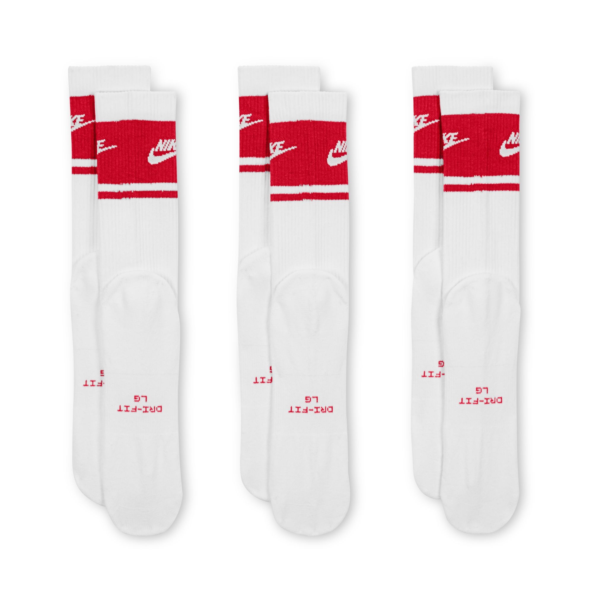 Nike Sportsocken »U NK ED ELVD CRW 3P FTA ST-144« für sportliche Aktivitäten, sportlicher Stil