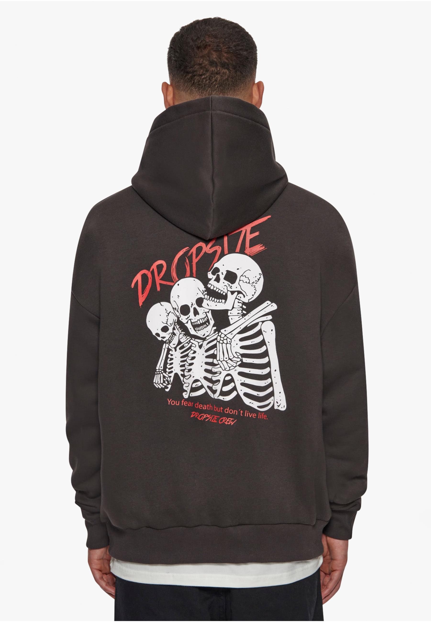 Dropsize Kapuzensweatshirt »Dropsize Herren Heavy Oversize Live Life Hoodie«, (1 tlg.)
