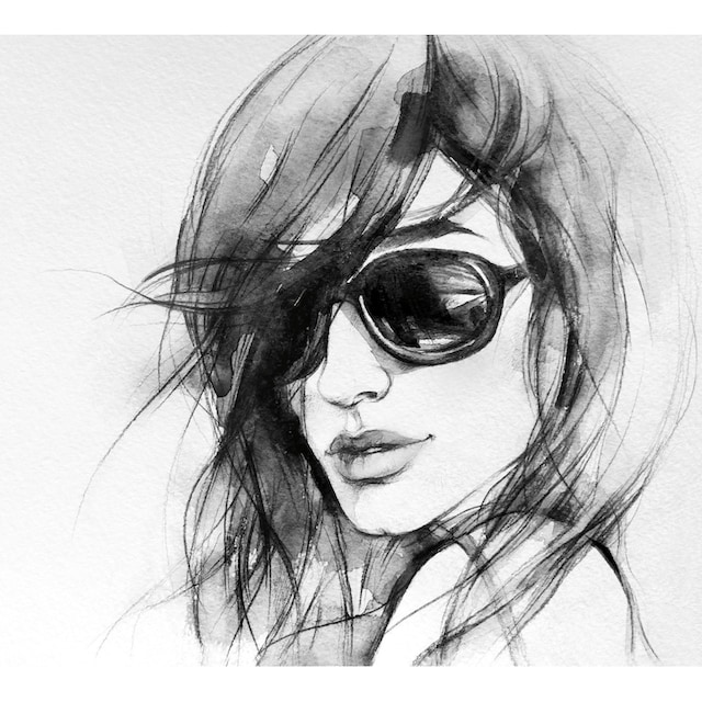 Wall-Art Vliestapete »I wear my sunglasses« bestellen | BAUR