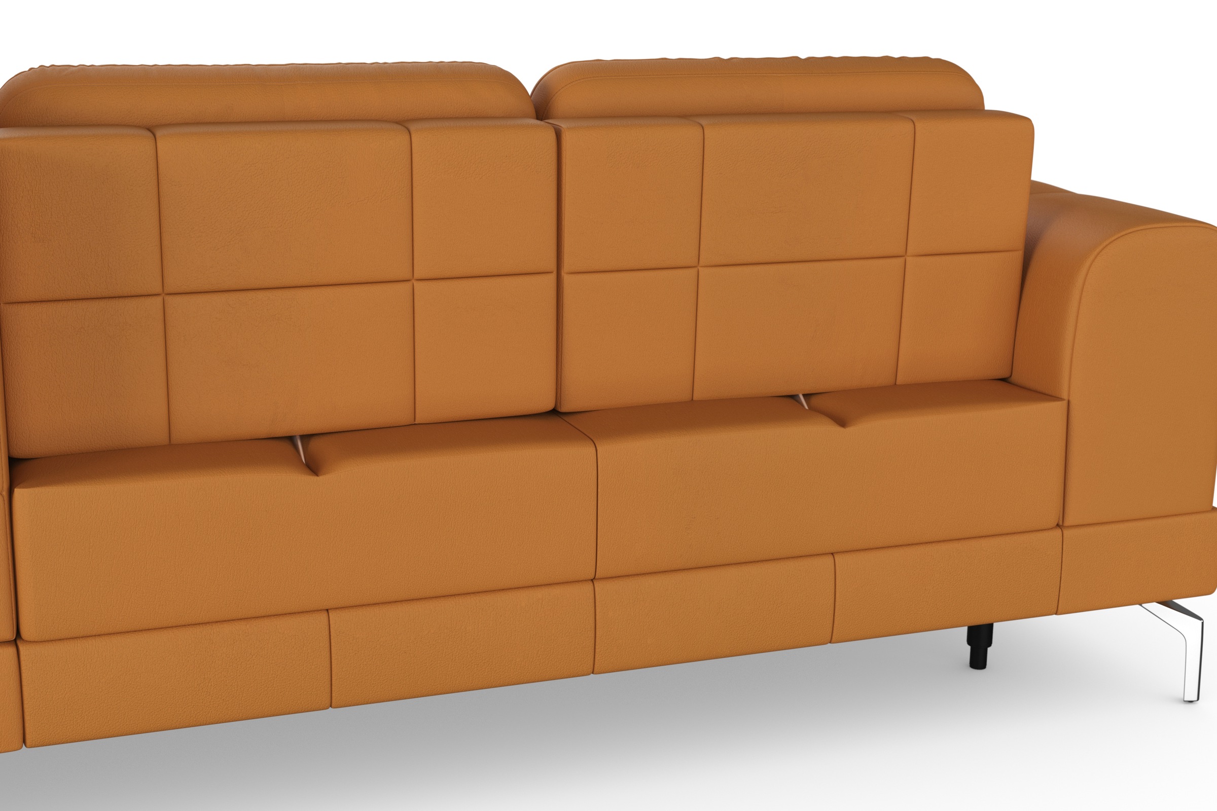 sit&more Ecksofa »Bendigo L-Form«, inklusive Sitztiefenverstellung, Bodenfreiheit 15 cm, 2 Fußfarben