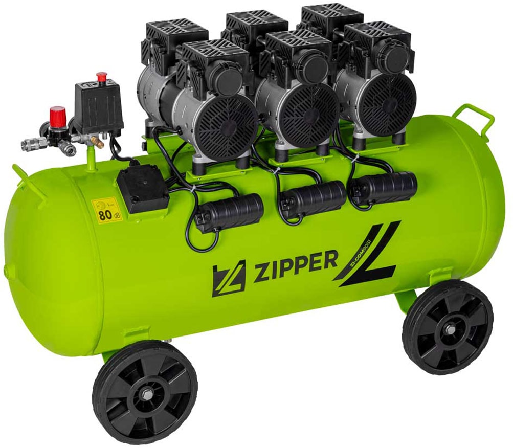 ZIPPER Kompressor »ZI-COM90SI«, Kesselvolumen von 90 Liter