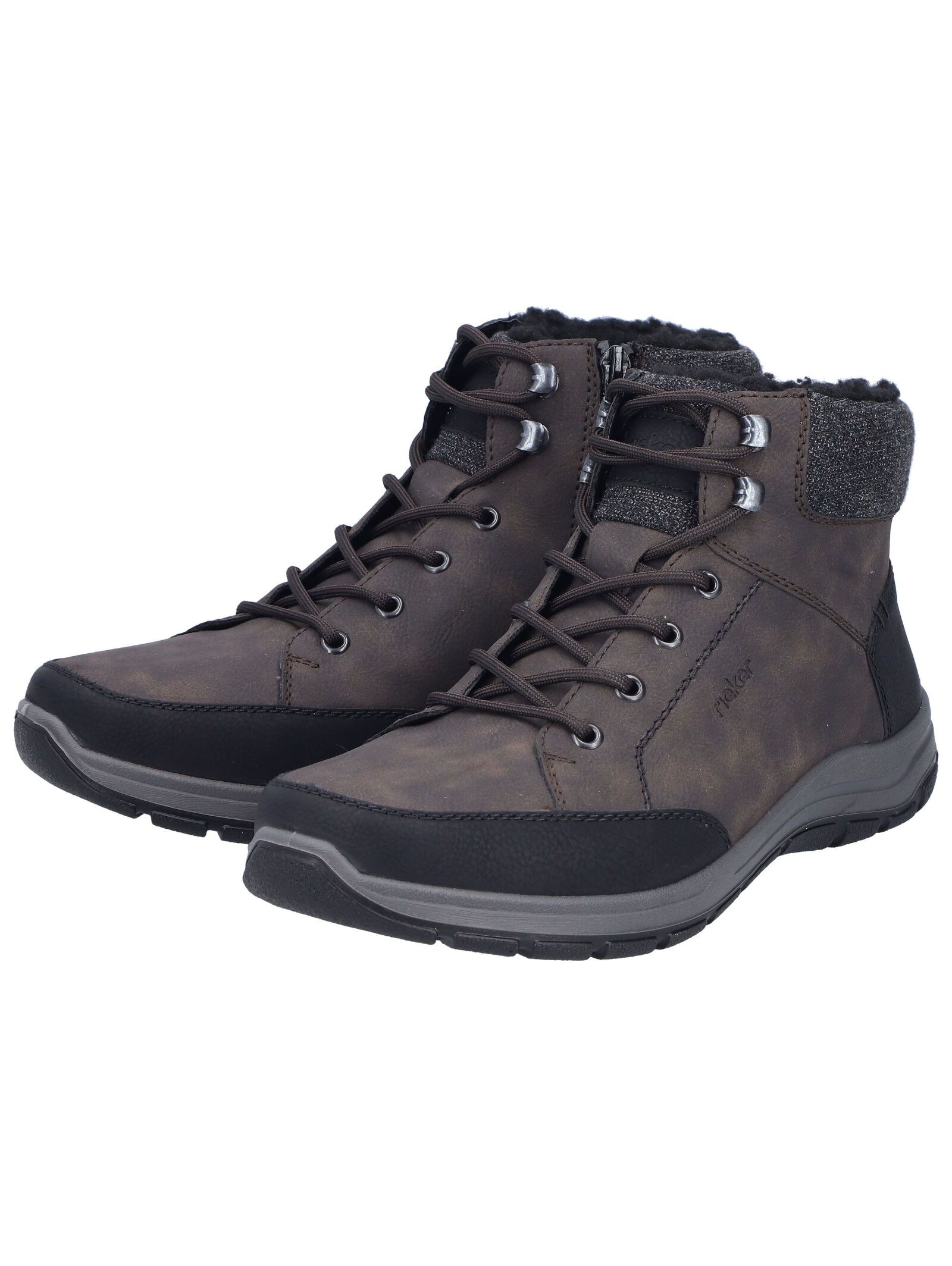 Rieker Schnürstiefelette »Rieker Stiefelette Lederimitat/Textil«