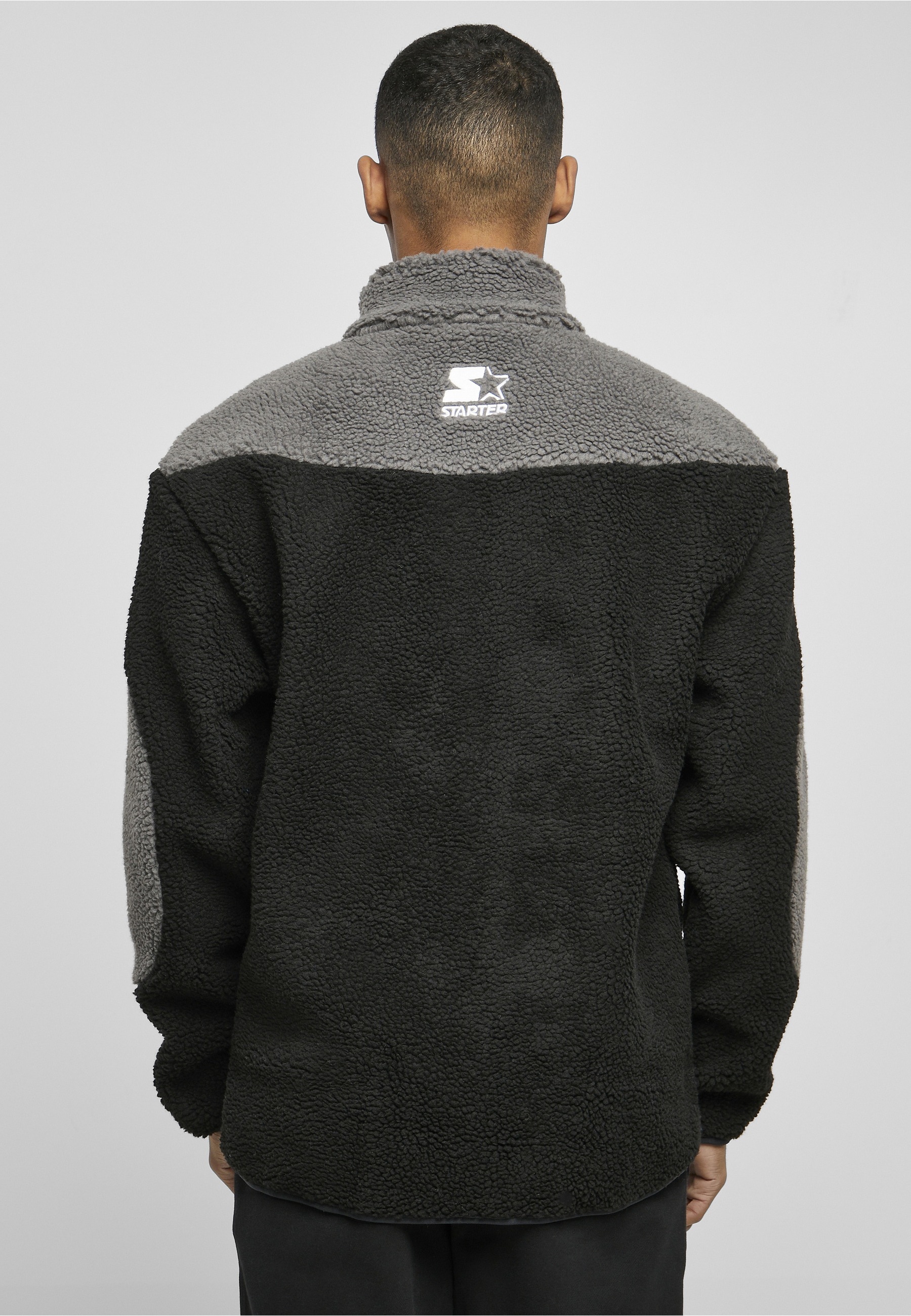 Starter Black Label Winterjacke »Starter Black Label Herren Starter Sherpa Fleece Jacket« 1 Stk. tlg. ohne Kapuze