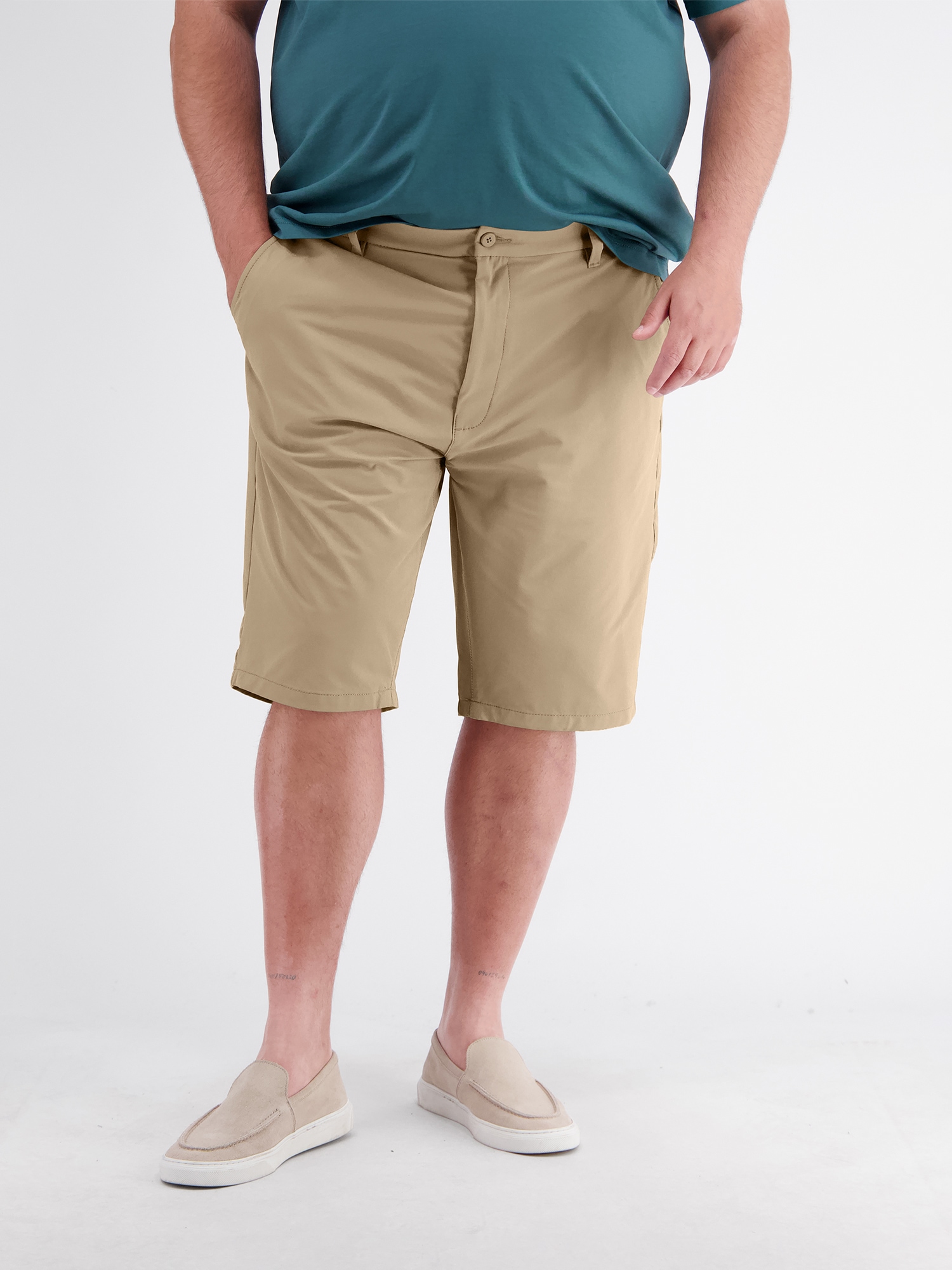 LERROS Chinoshorts "Sportliche Chino-Shorts aus Nylon-Mix in großen Größen"