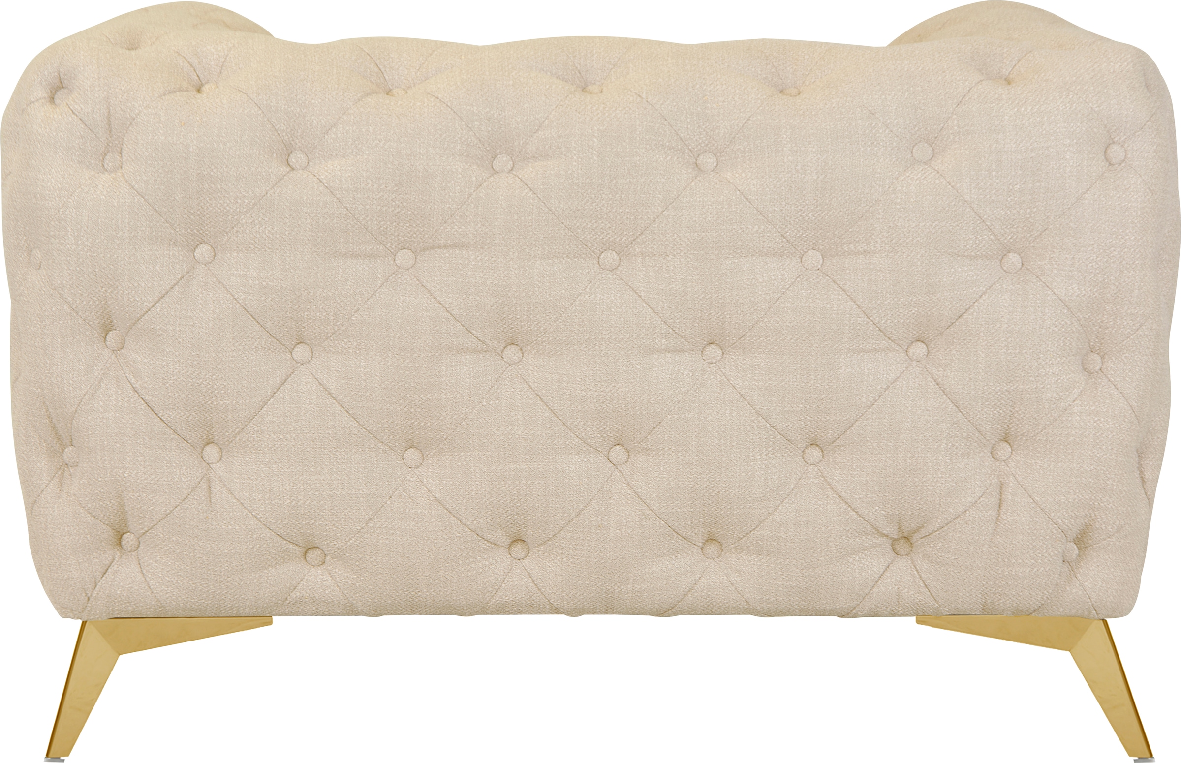 Leonique Chesterfield-Sessel »Glynis Sessel«, aufwändige Knopfheftung, moderne Chesterfield Optik, Fußfarbe wählbar