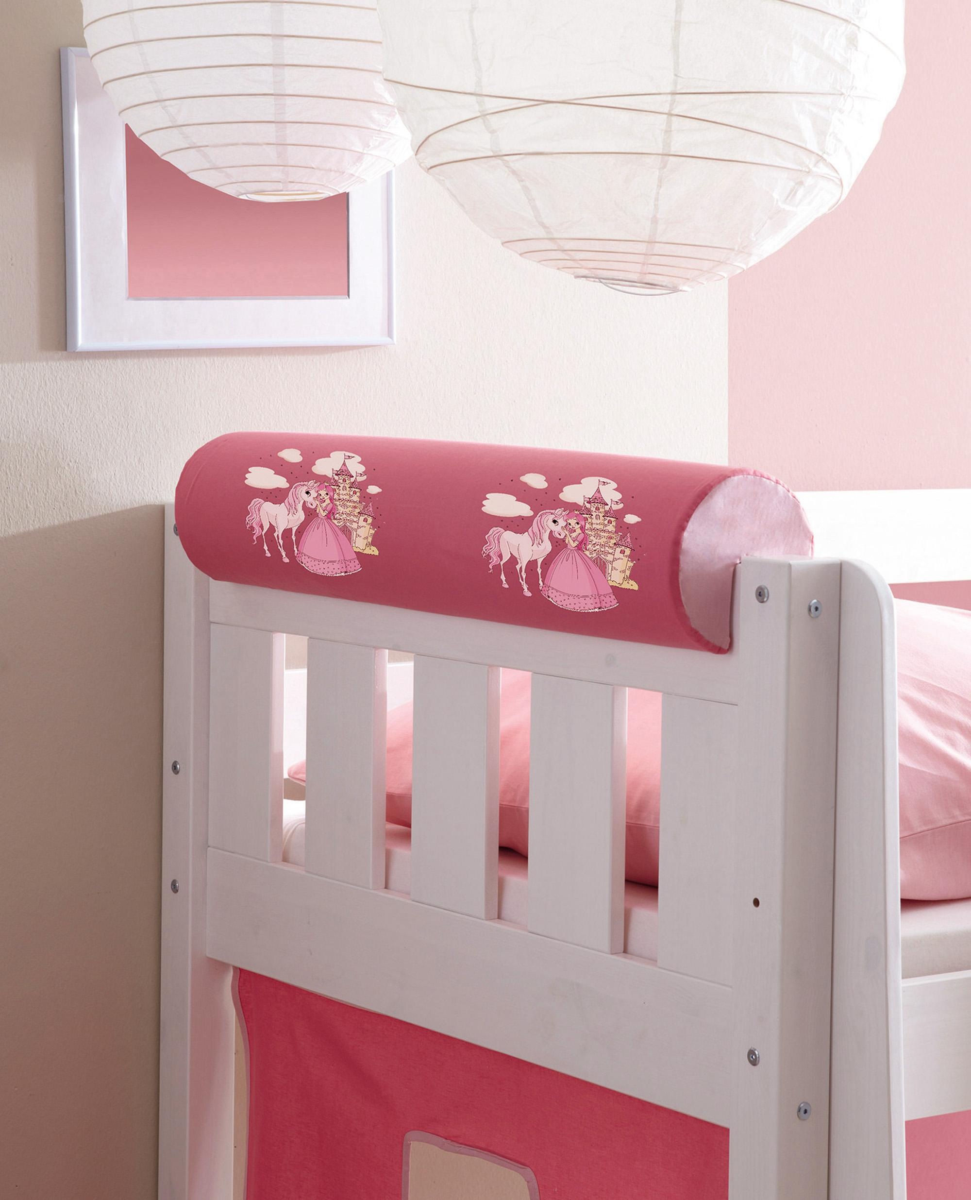 Nackenrolle TICAA, L:79cm Ø:16,5cm, bunt, Baumwolle, Funktionskissen