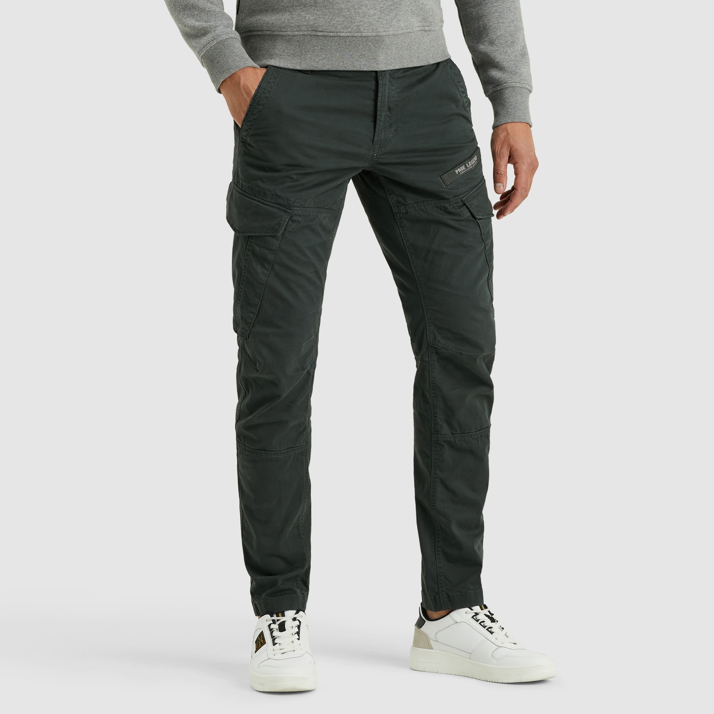 PME LEGEND "Nordrop Stretch Twill" mit Logo Stickerei günstig online kaufen