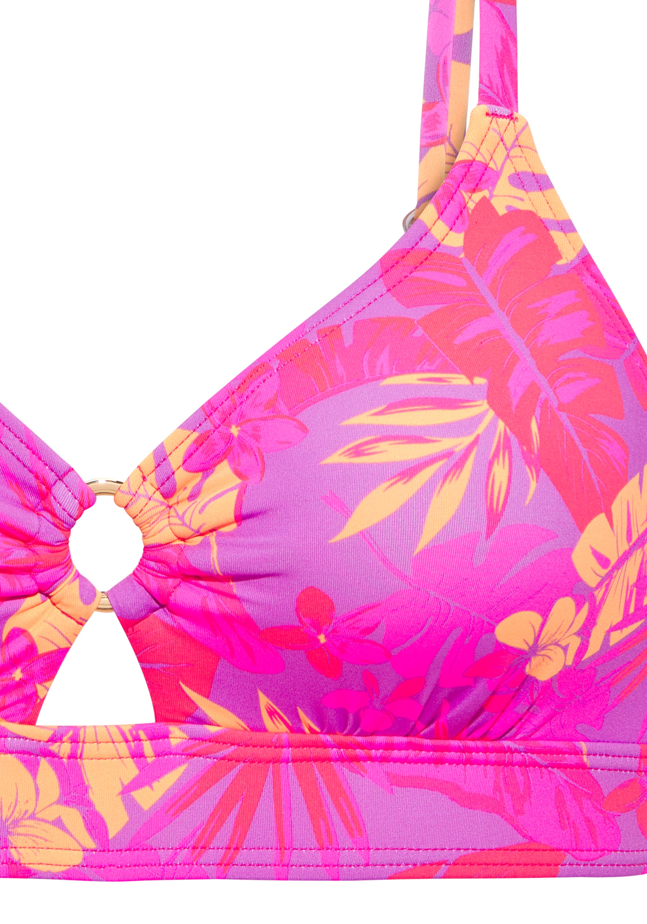 Venice Beach Bustier-Bikini-Top »Kaitlyn« mit floralem Allover-Print