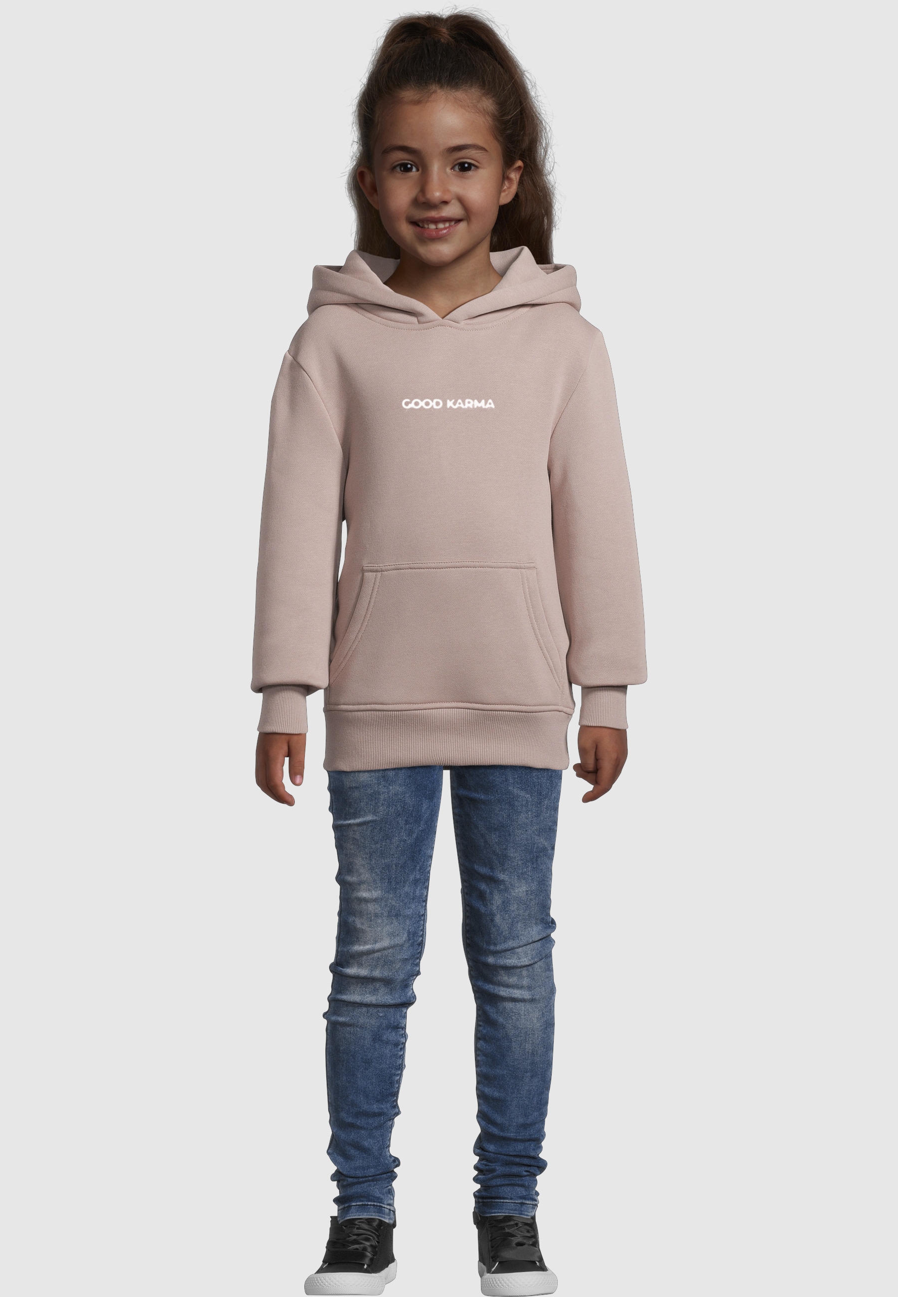 MisterTee Kapuzenpullover »MisterTee Karma Butterfly Basic Kids Hoody« 1 Stk.