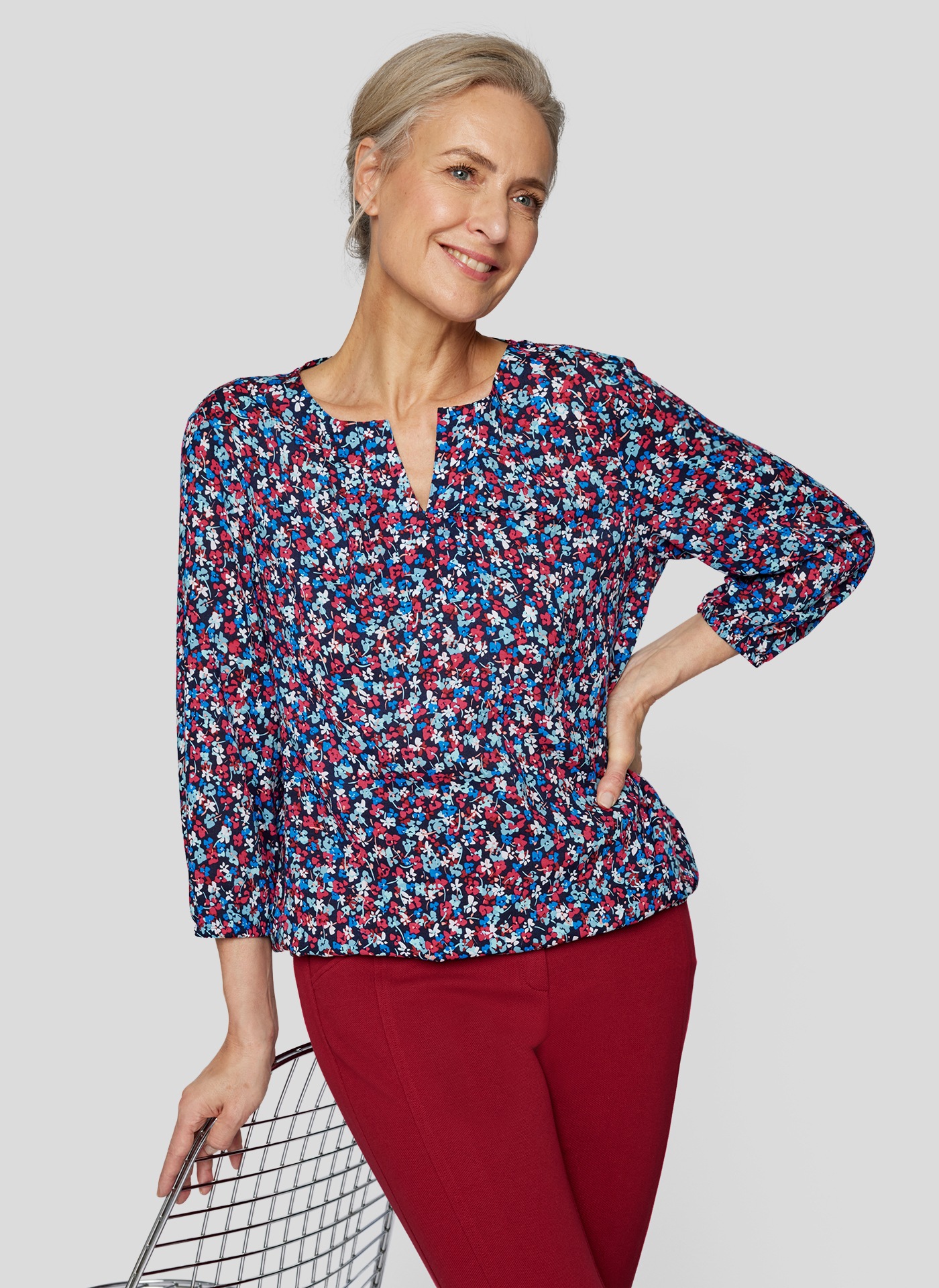 Rabe Klassische Bluse »Rabe Blumige Eleganz-Stilvolle Damenbluse für jeden Anlass«