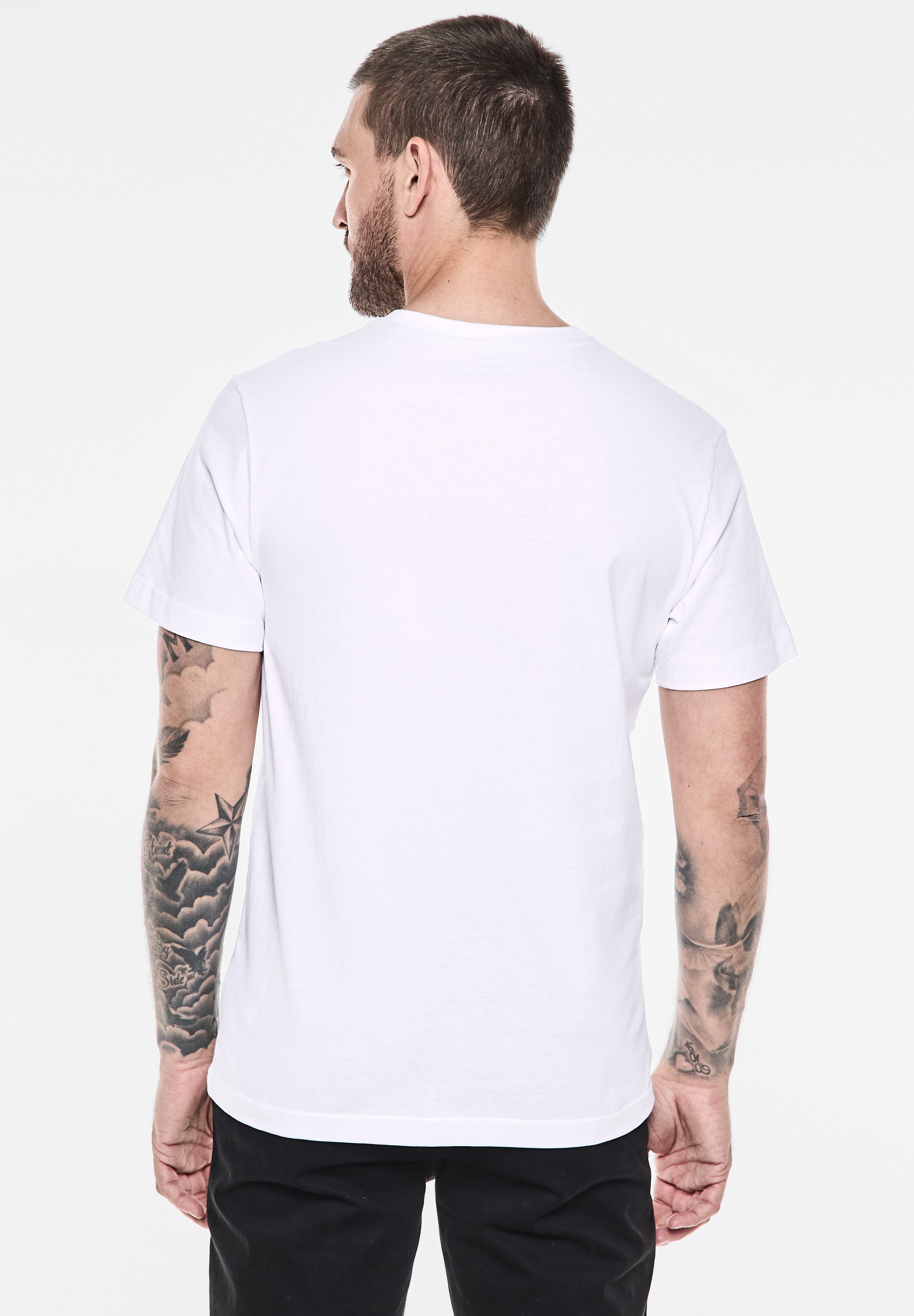 STREET ONE MEN T-Shirt, aus reiner Baumwolle