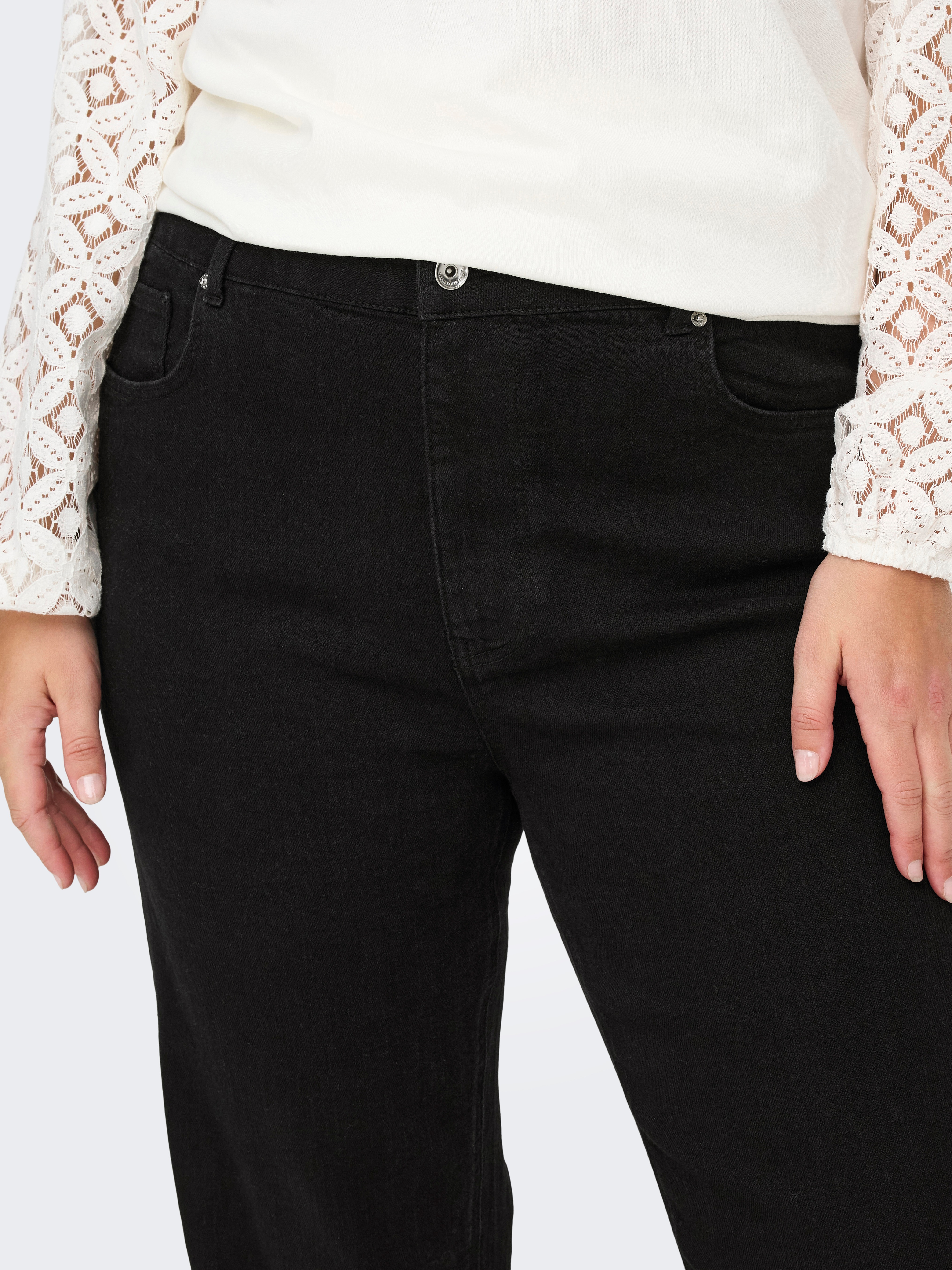 Thumbnail - ONLY CARMAKOMA Straight-Jeans "CARCRUZ EX HW STRAIGHT DNM PIMBOX BF"